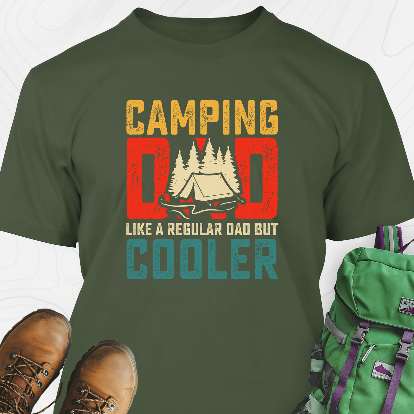 Camping Dad T-Shirt