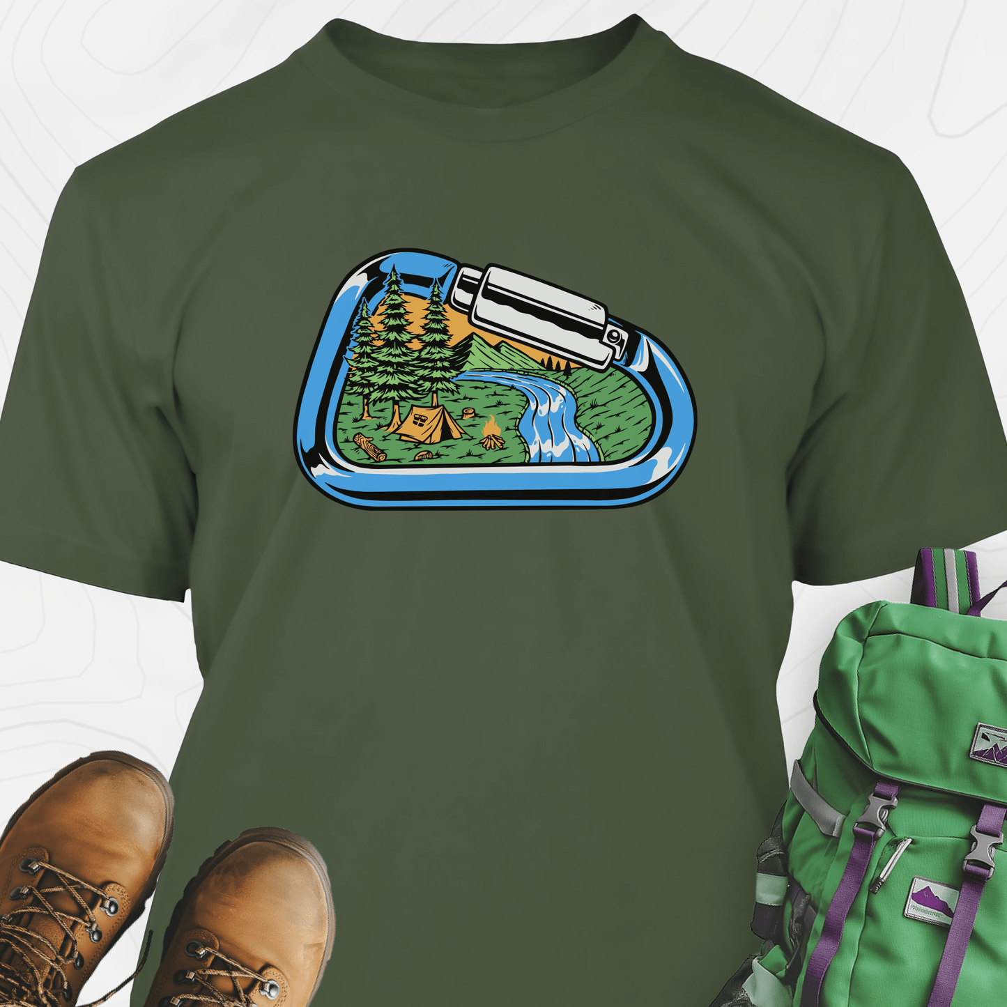 Carabiner Mountains T-Shirt