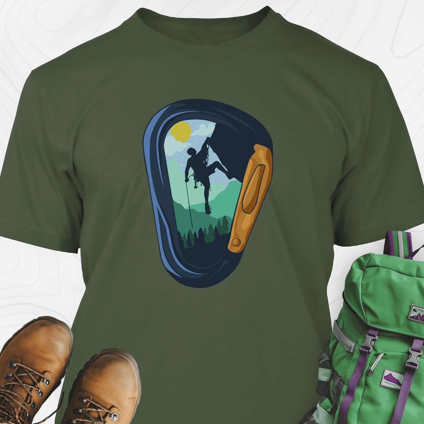 Carabiner Climber T-Shirt