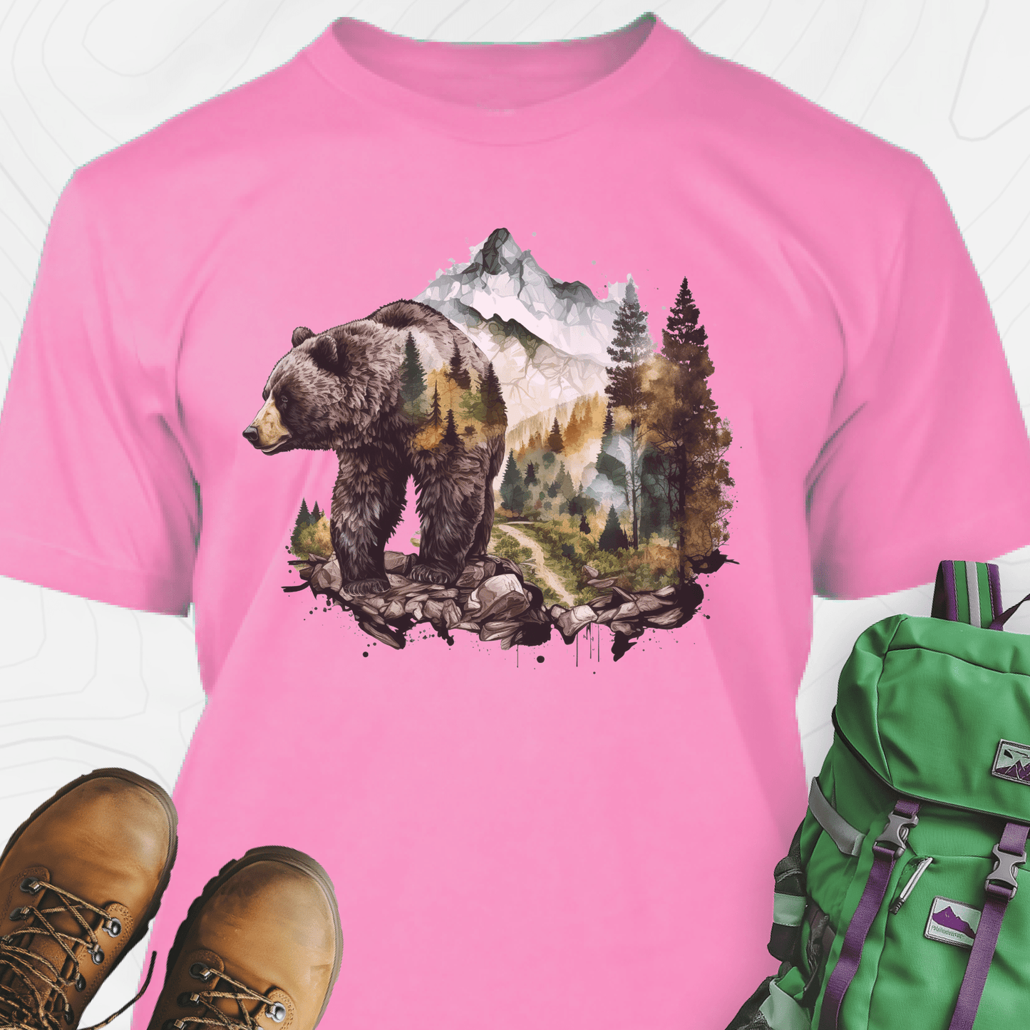 Bear In The Mountains T-Shirt