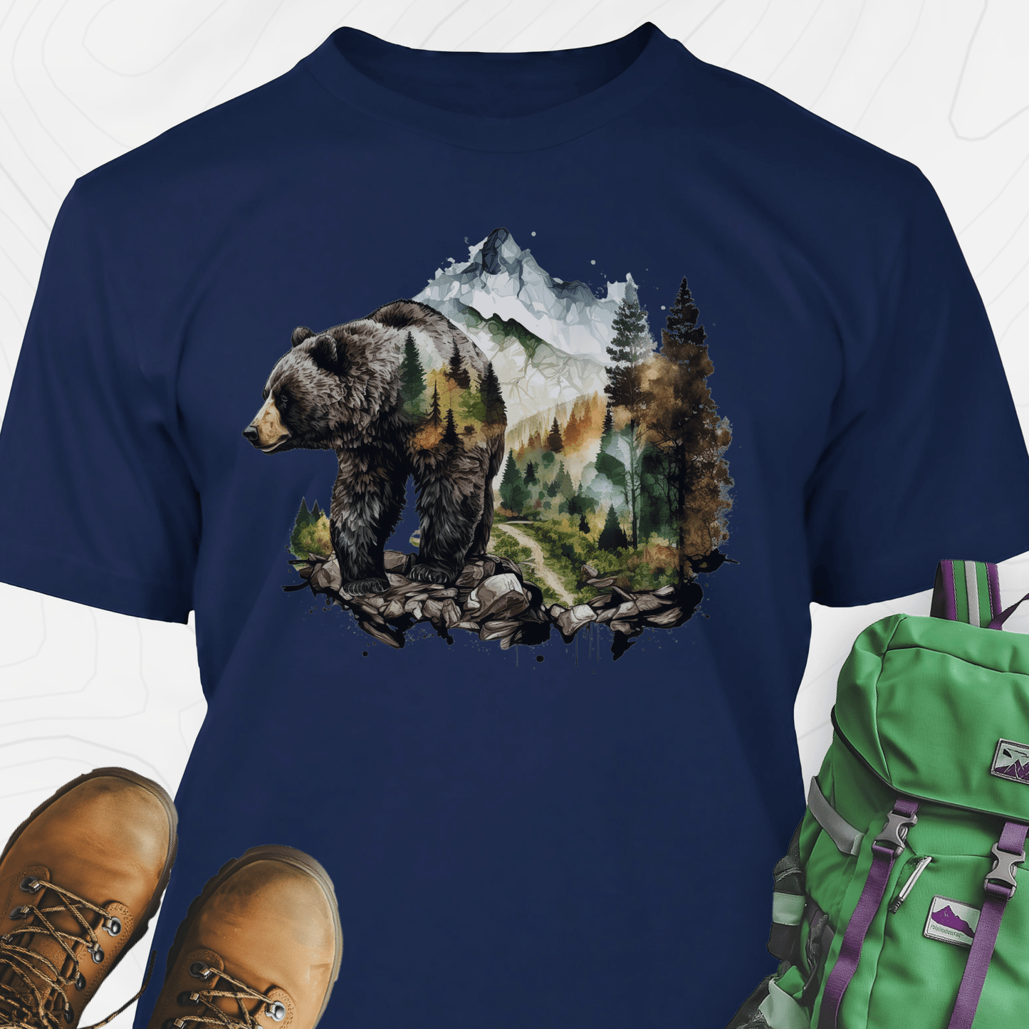 Bear In The Mountains T-Shirt