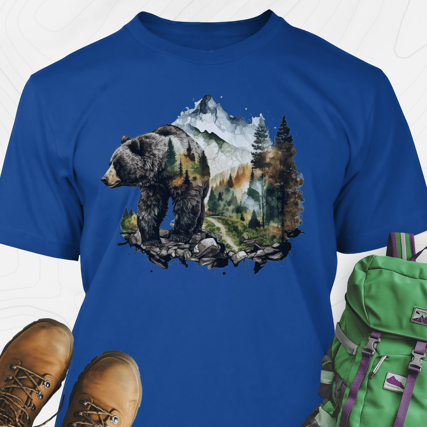 Bear In The Mountains T-Shirt