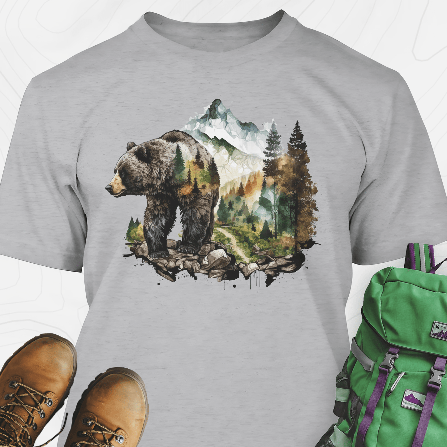Bear In The Mountains T-Shirt