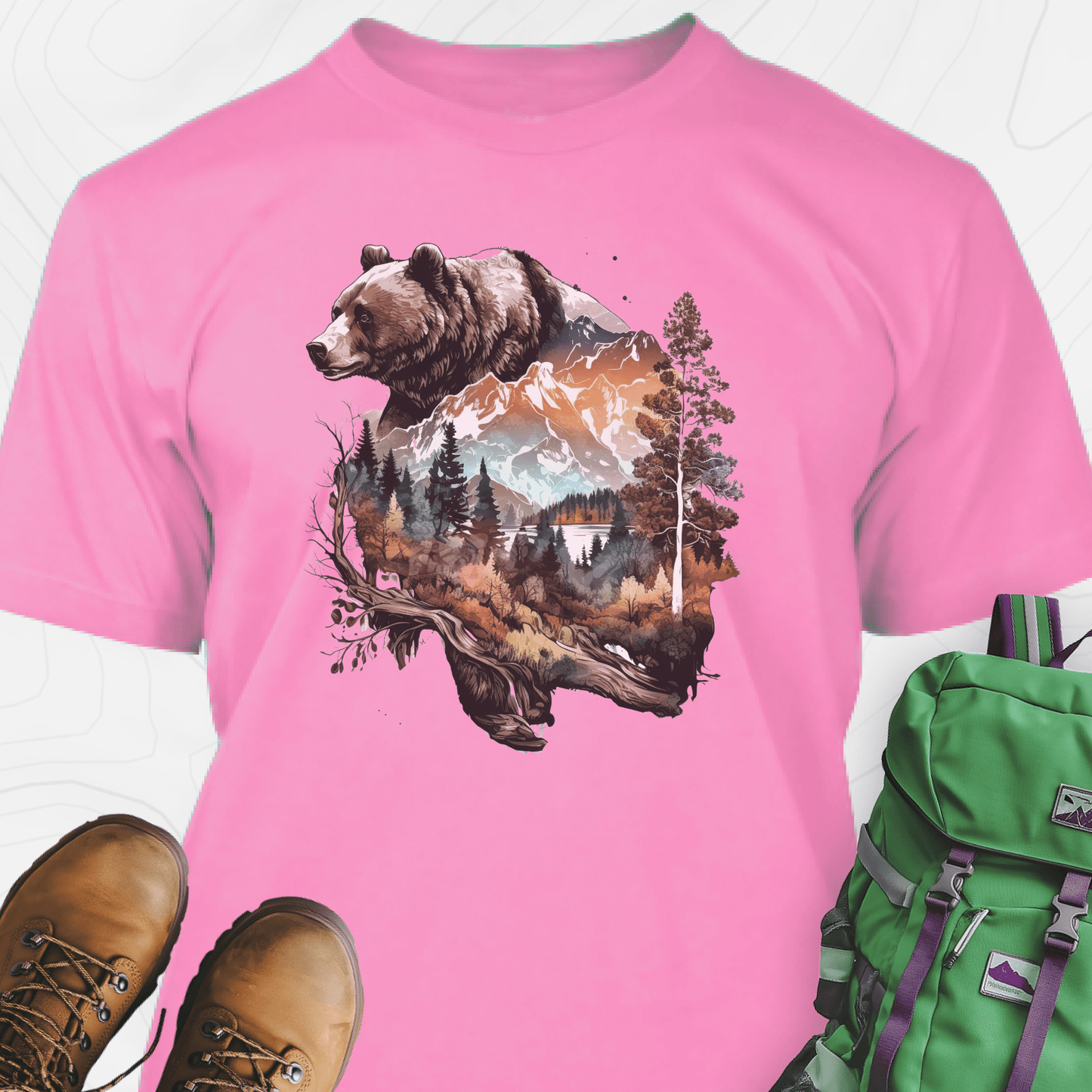 Bear In The Hills T-Shirt