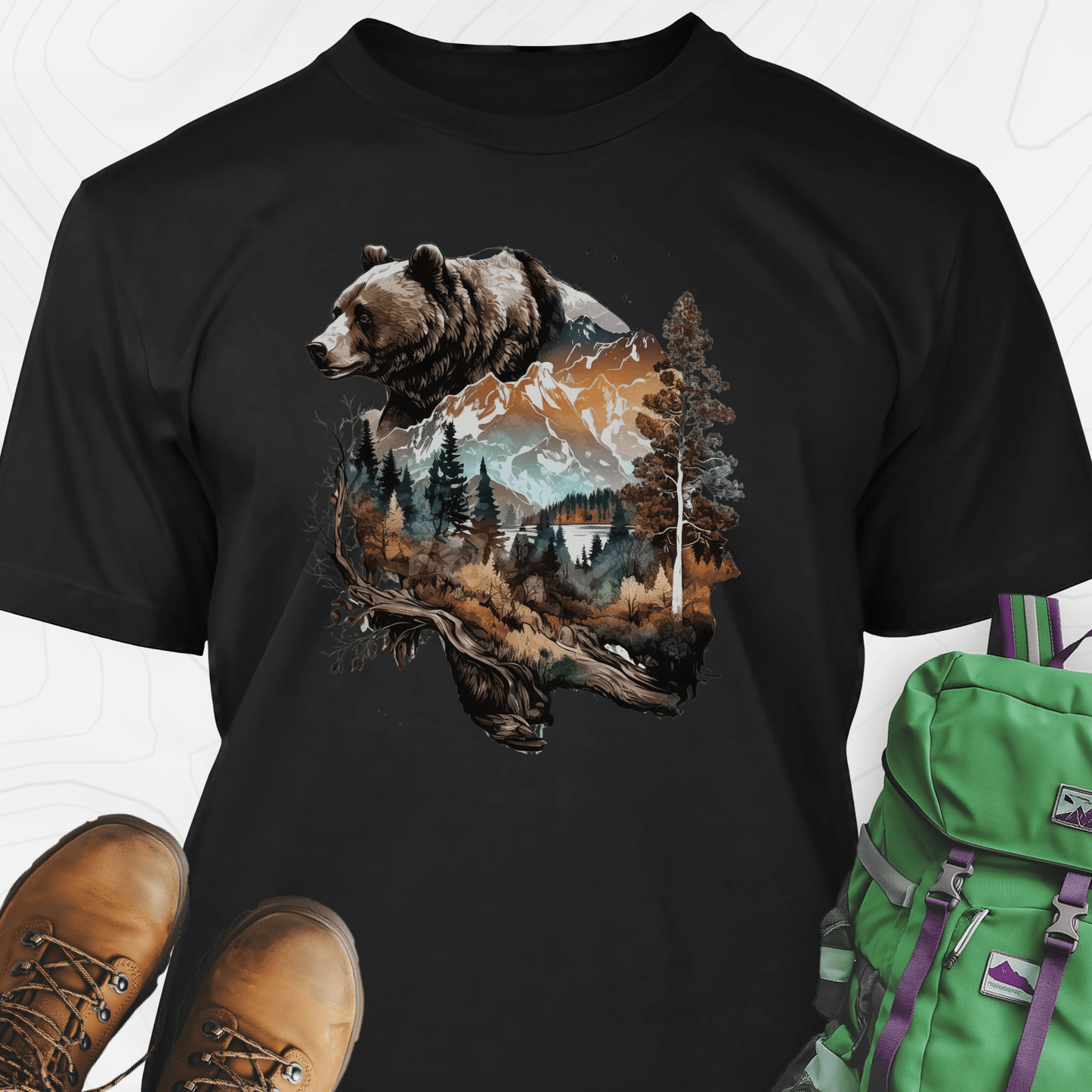 Bear In The Hills T-Shirt