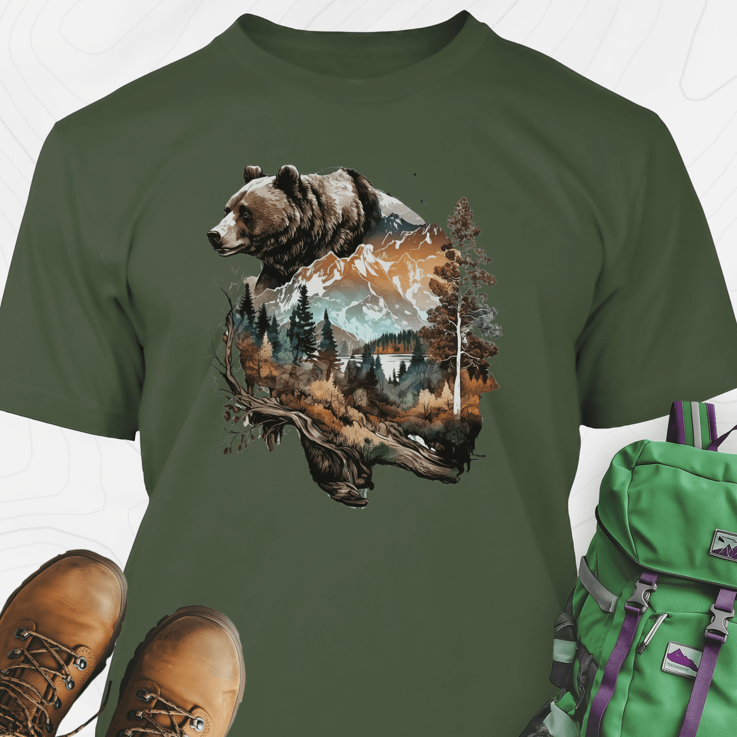 Bear In The Hills T-Shirt