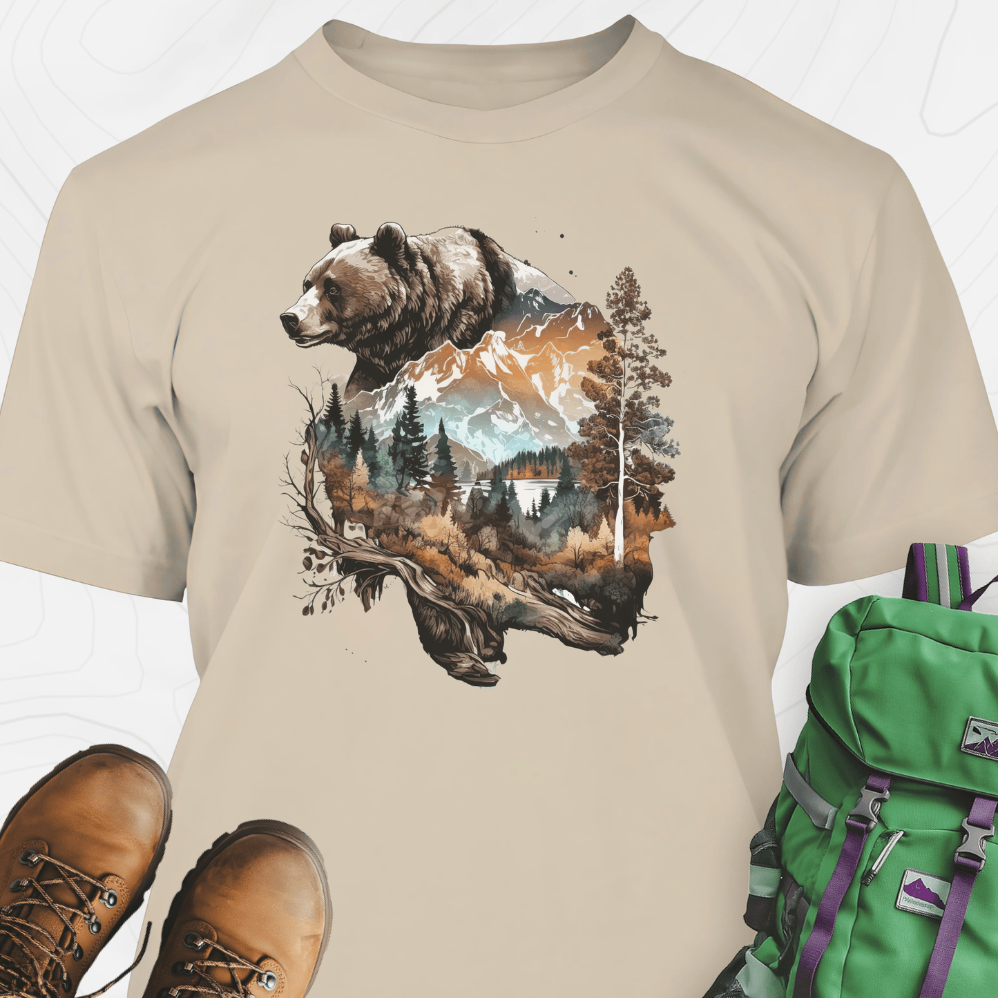Bear In The Hills T-Shirt
