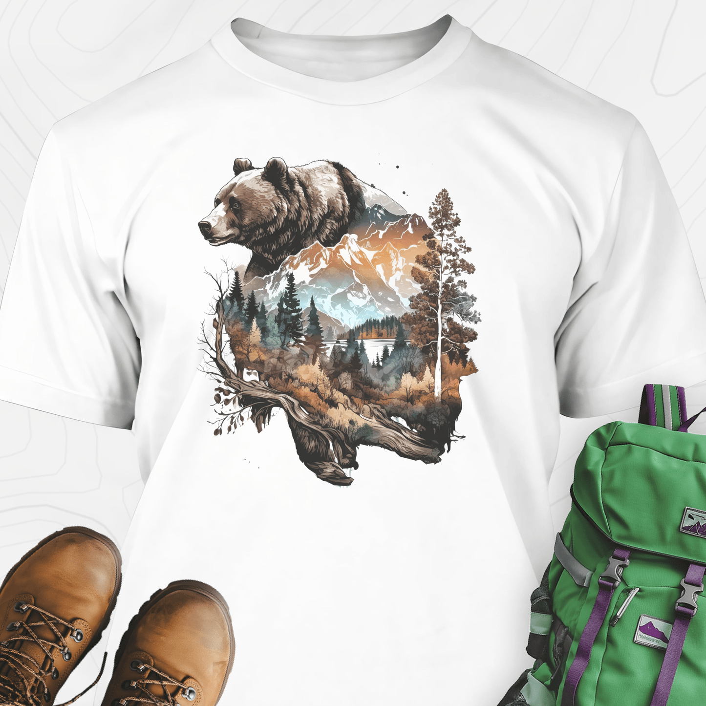 Bear In The Hills T-Shirt