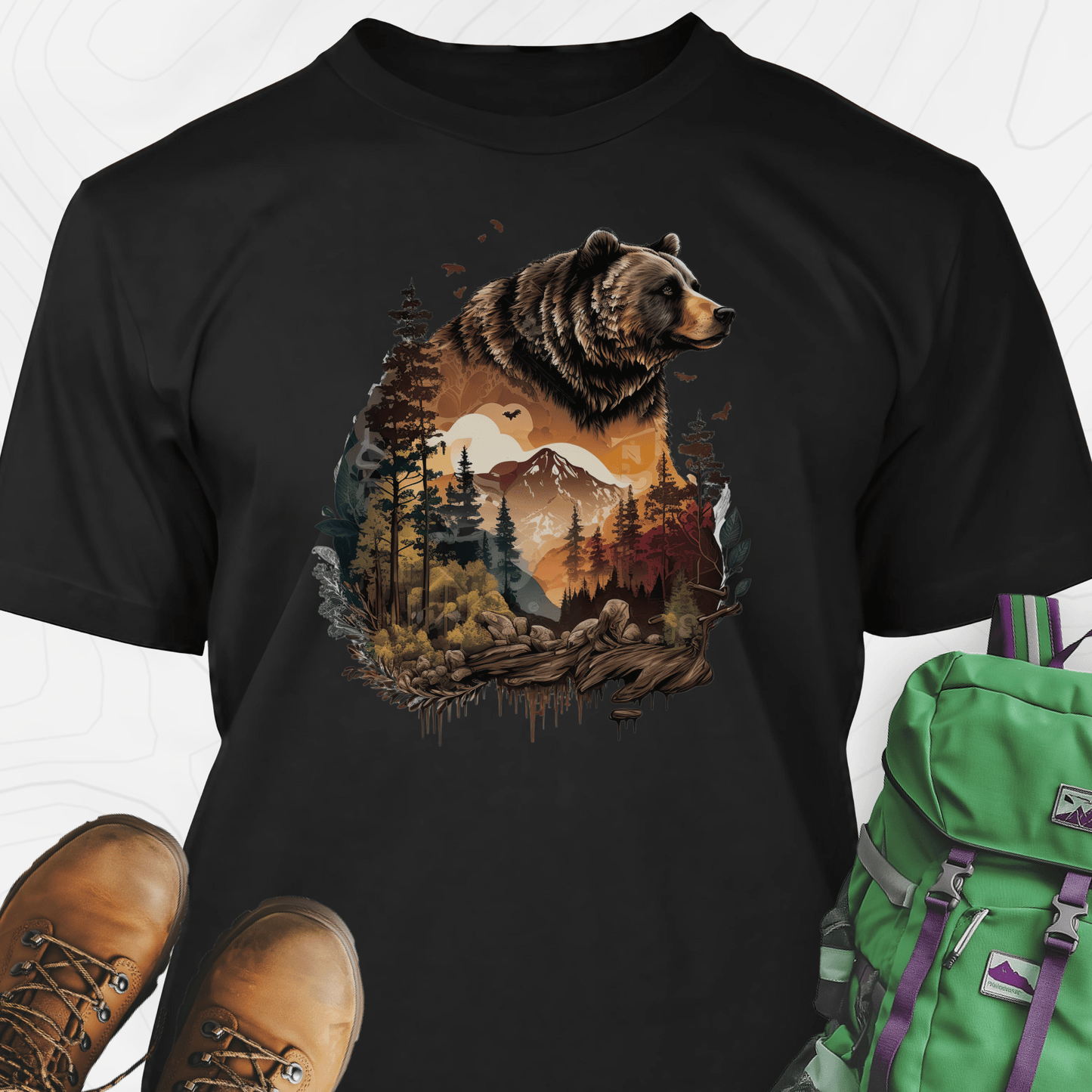 Bear In The Woods T-Shirt