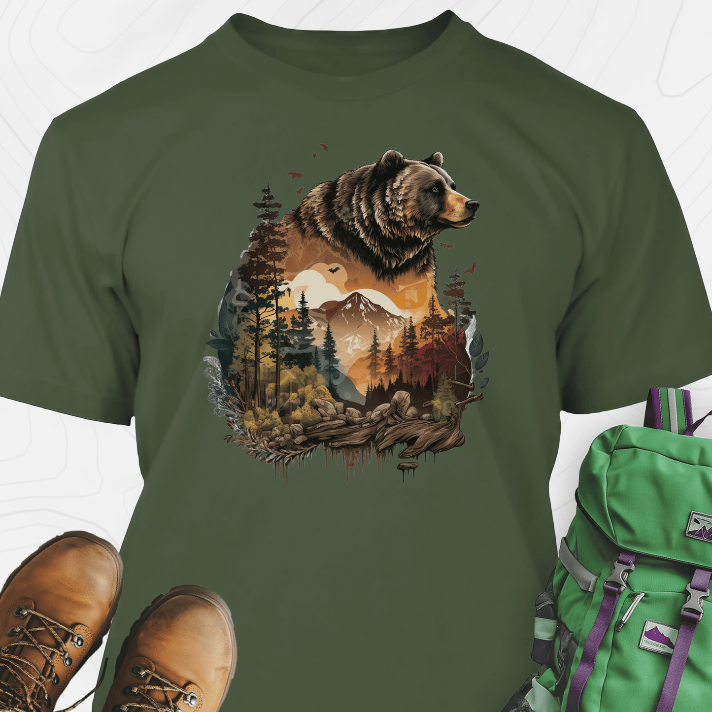 Bear In The Woods T-Shirt