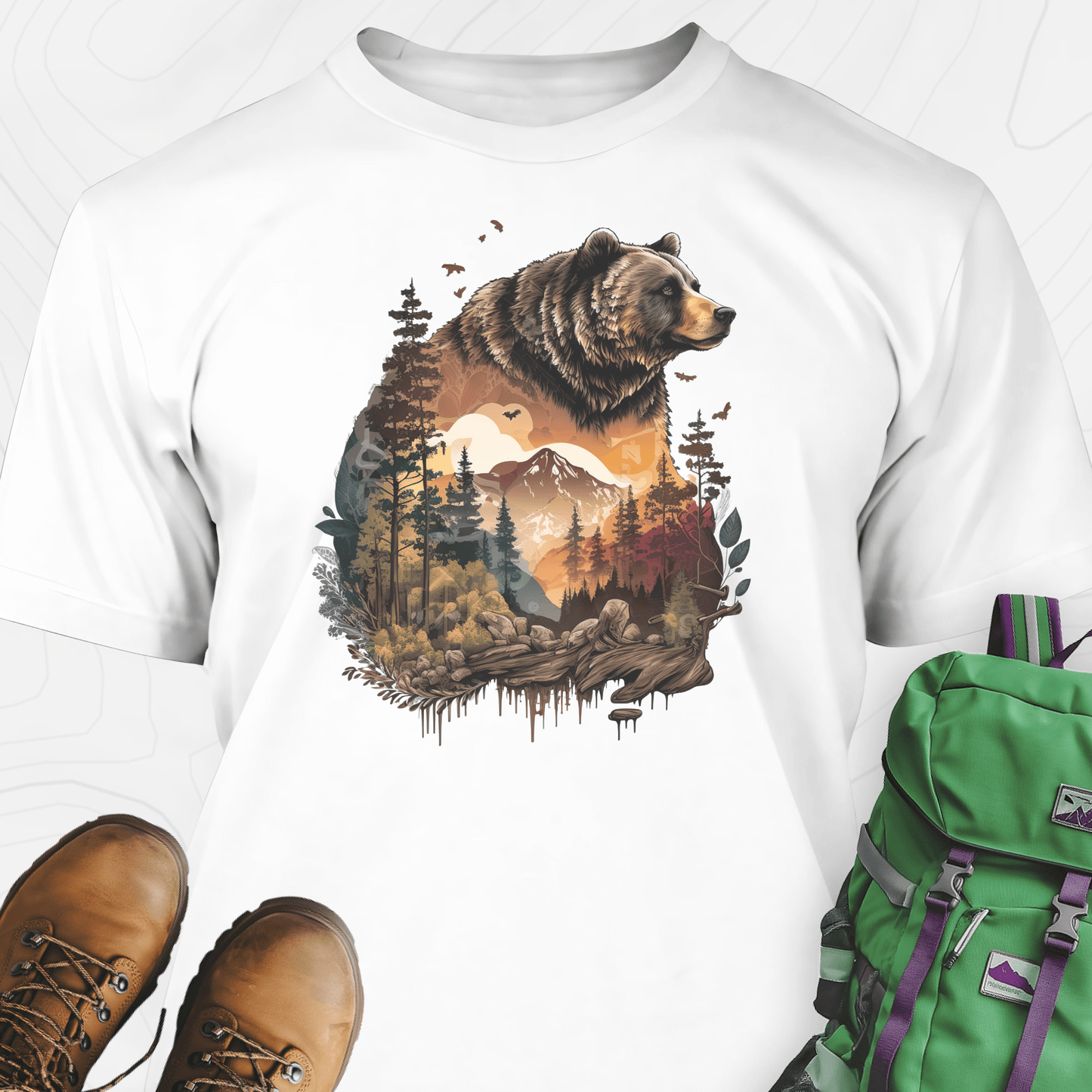 Bear In The Woods T-Shirt