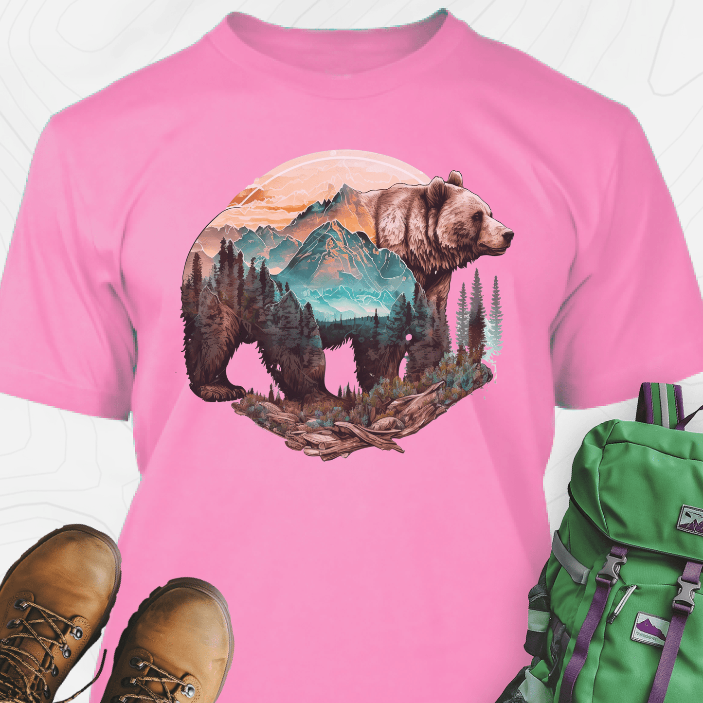 Bear In The Peaks T-Shirt