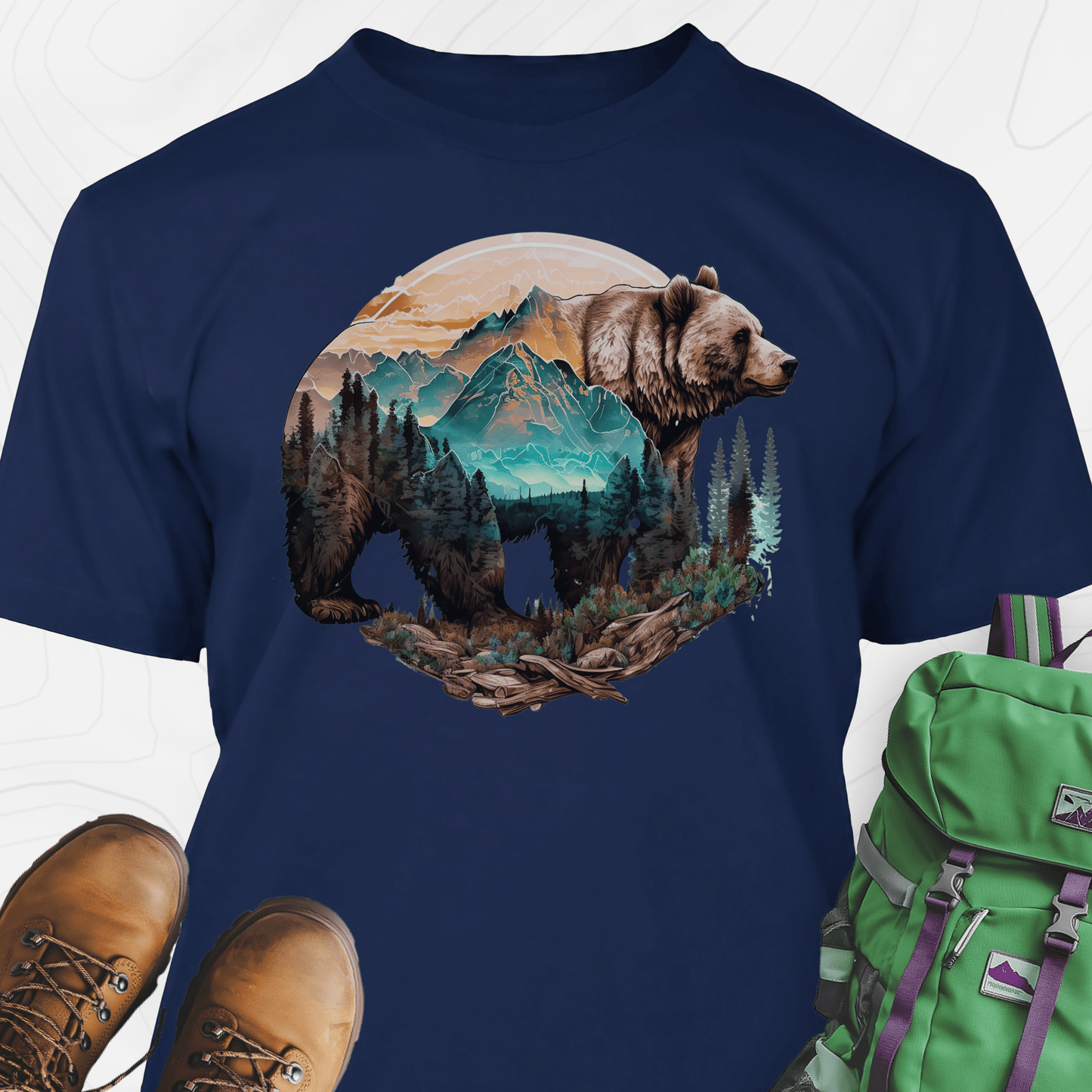 Bear In The Peaks T-Shirt