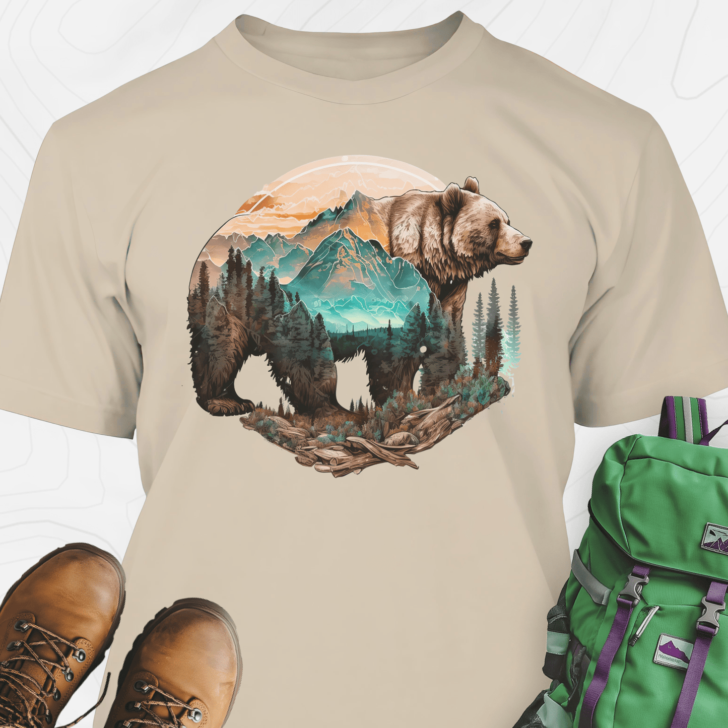Bear In The Peaks T-Shirt