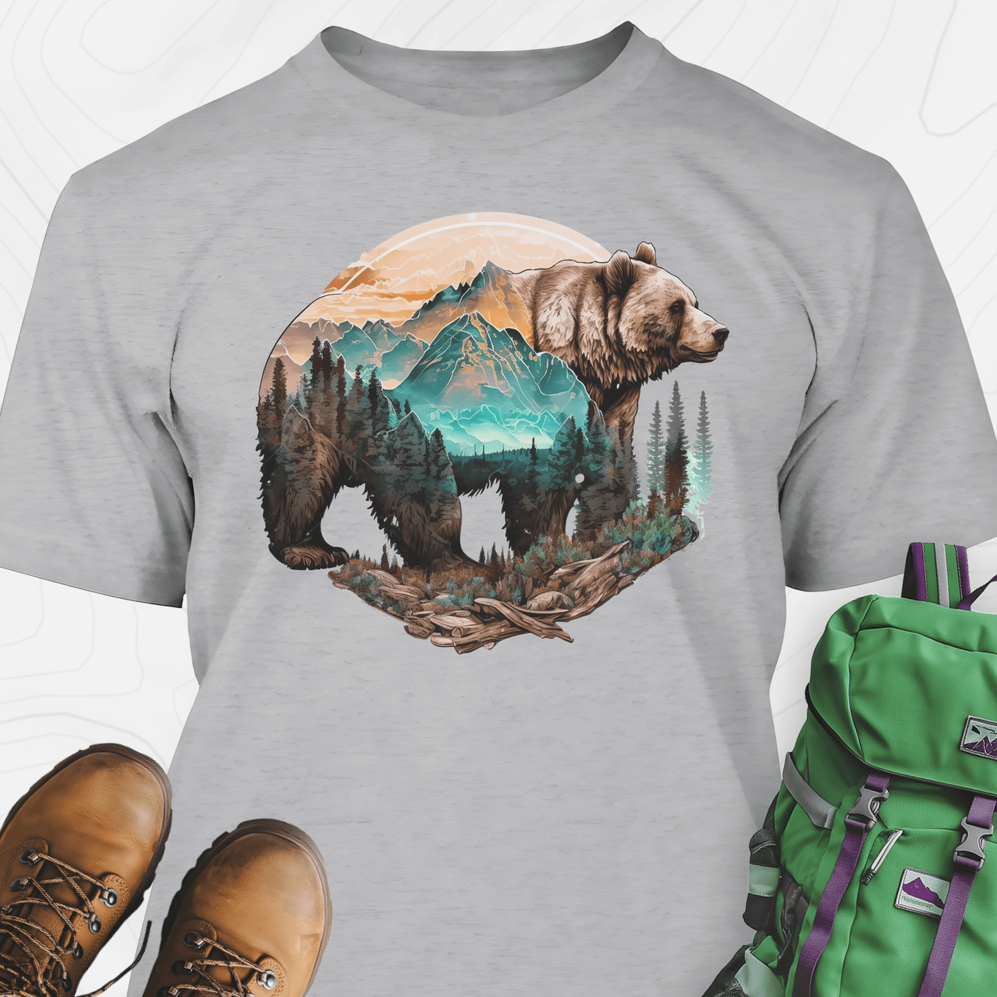 Bear In The Peaks T-Shirt