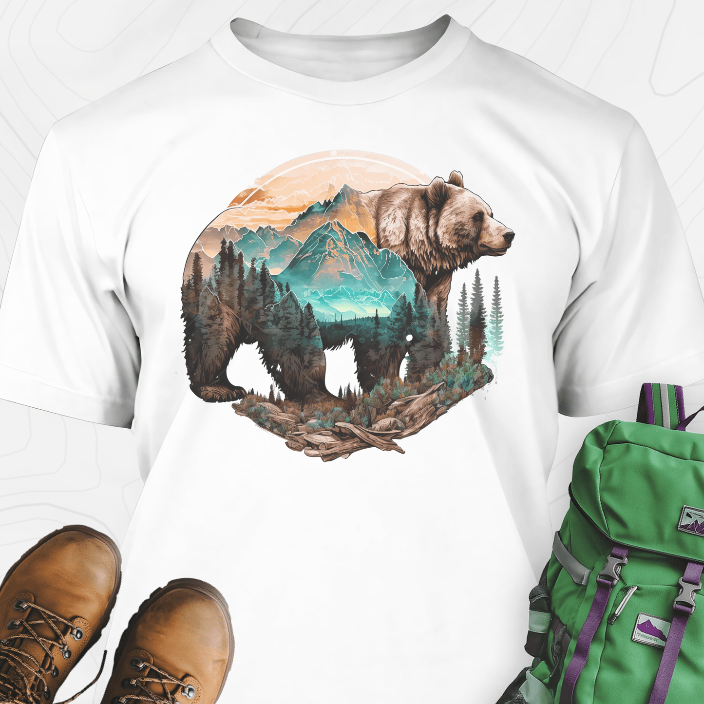 Bear In The Peaks T-Shirt