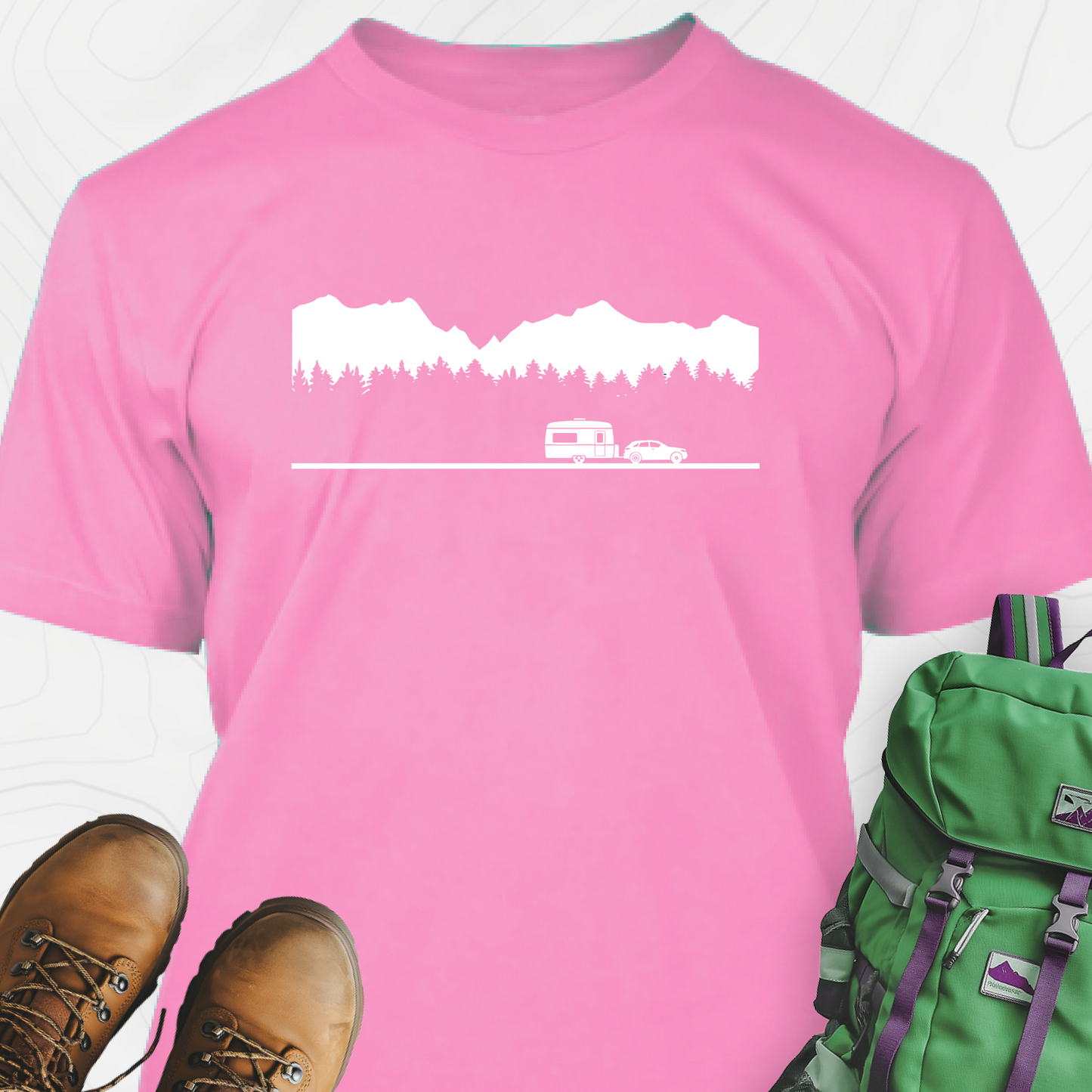 Trailer in the Mountains T-Shirt