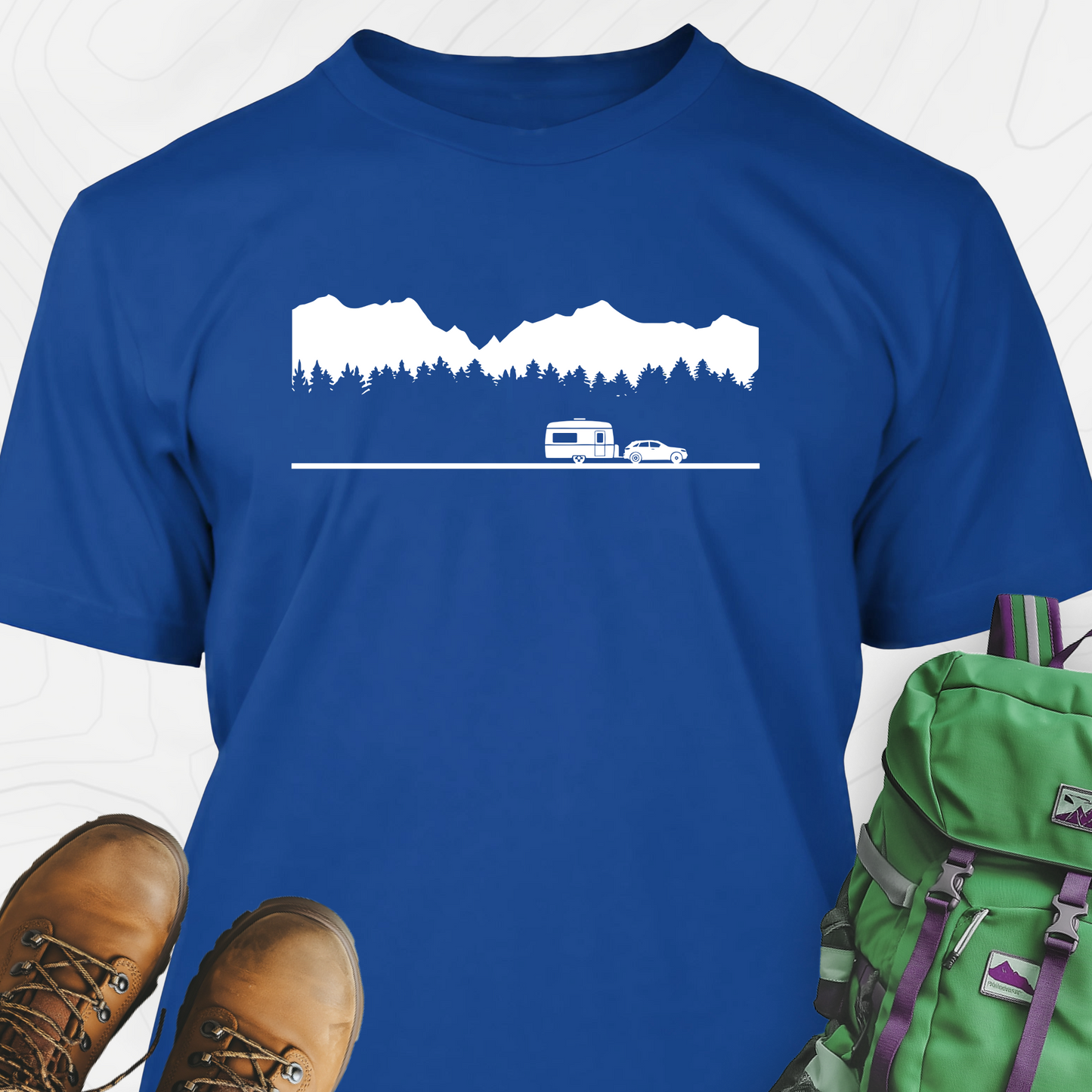 Trailer in the Mountains T-Shirt