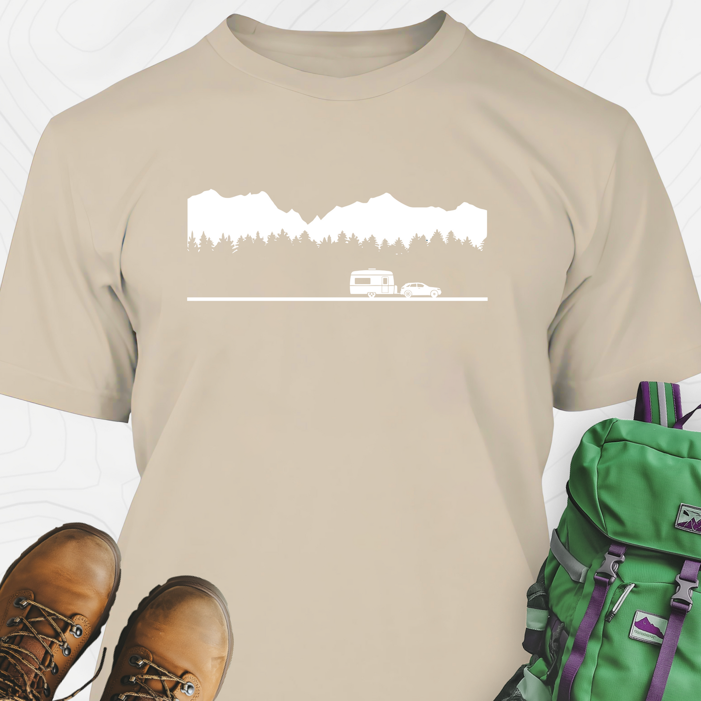 Trailer in the Mountains T-Shirt