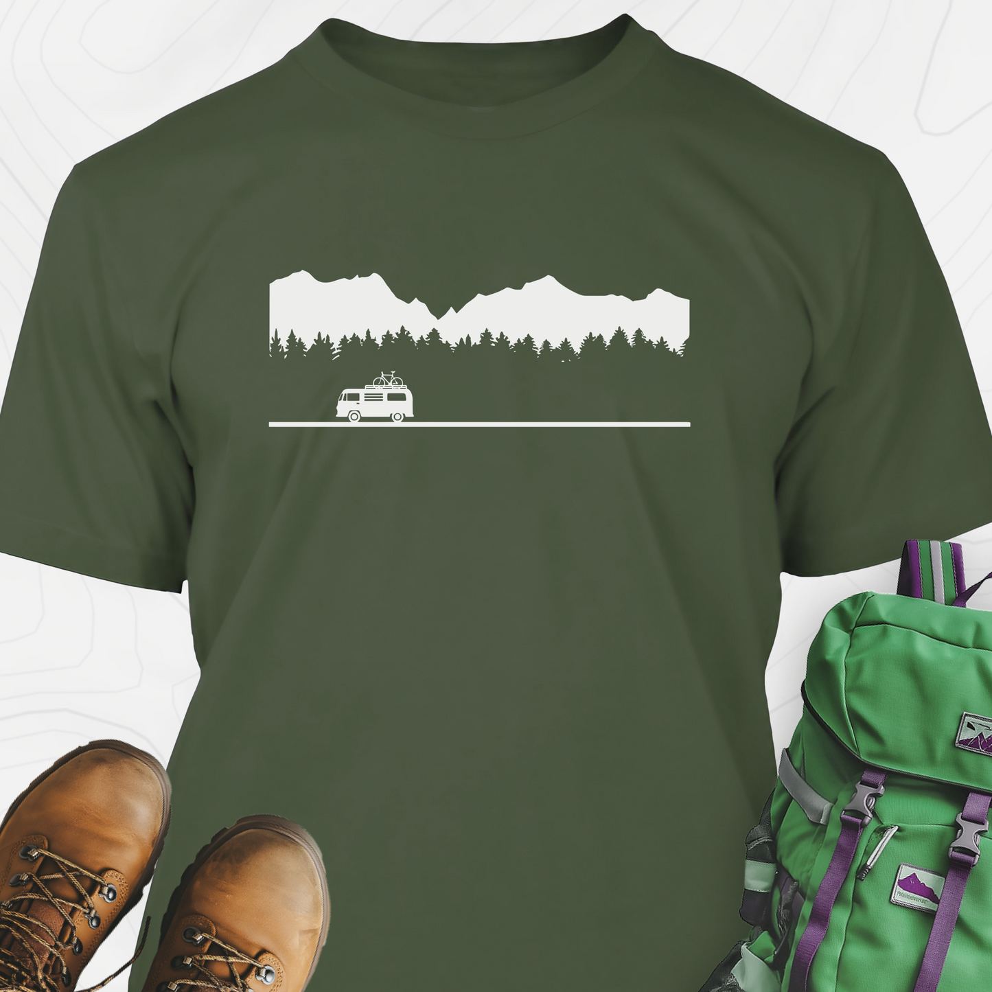 Motorhome in the Mountains T-Shirt