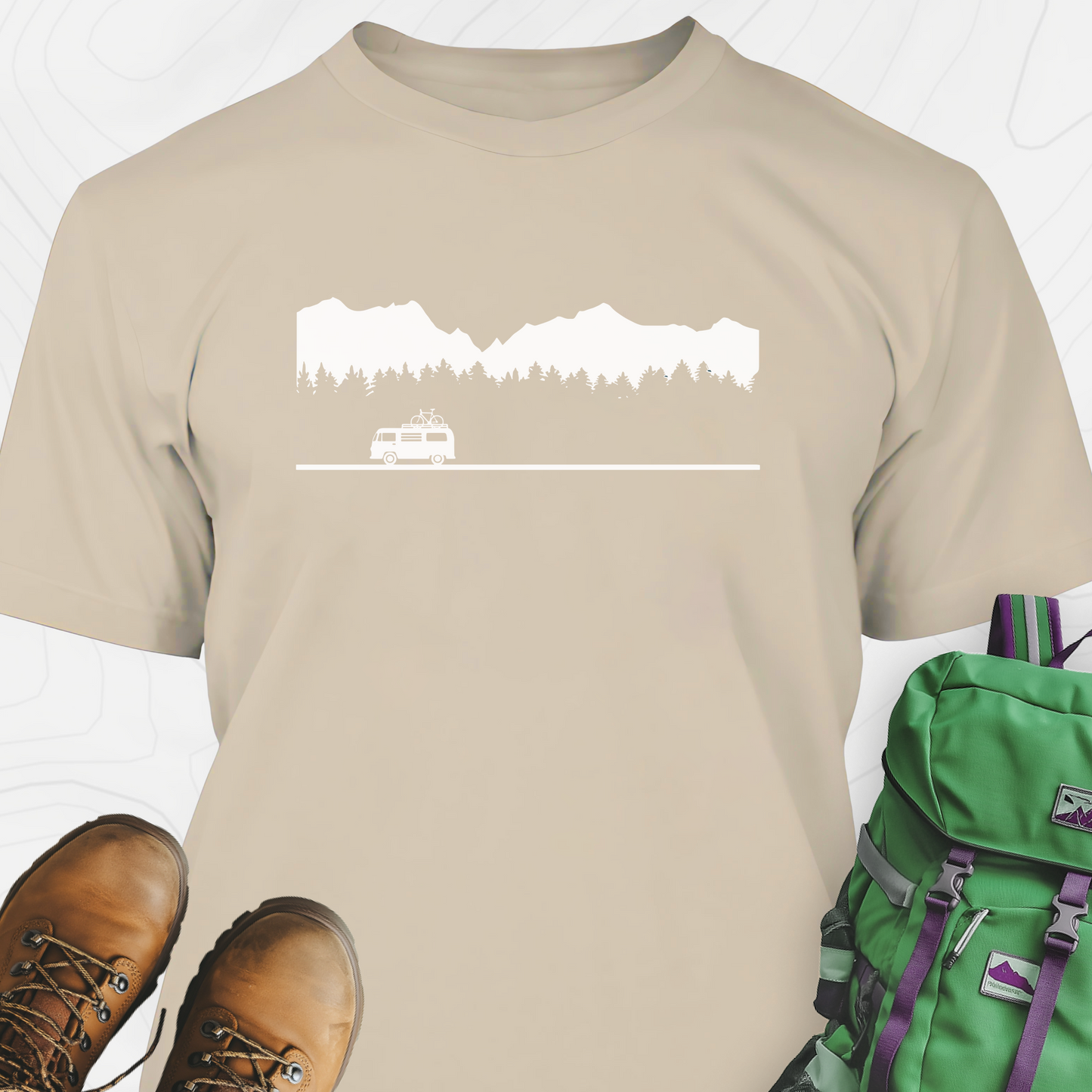 Motorhome in the Mountains T-Shirt