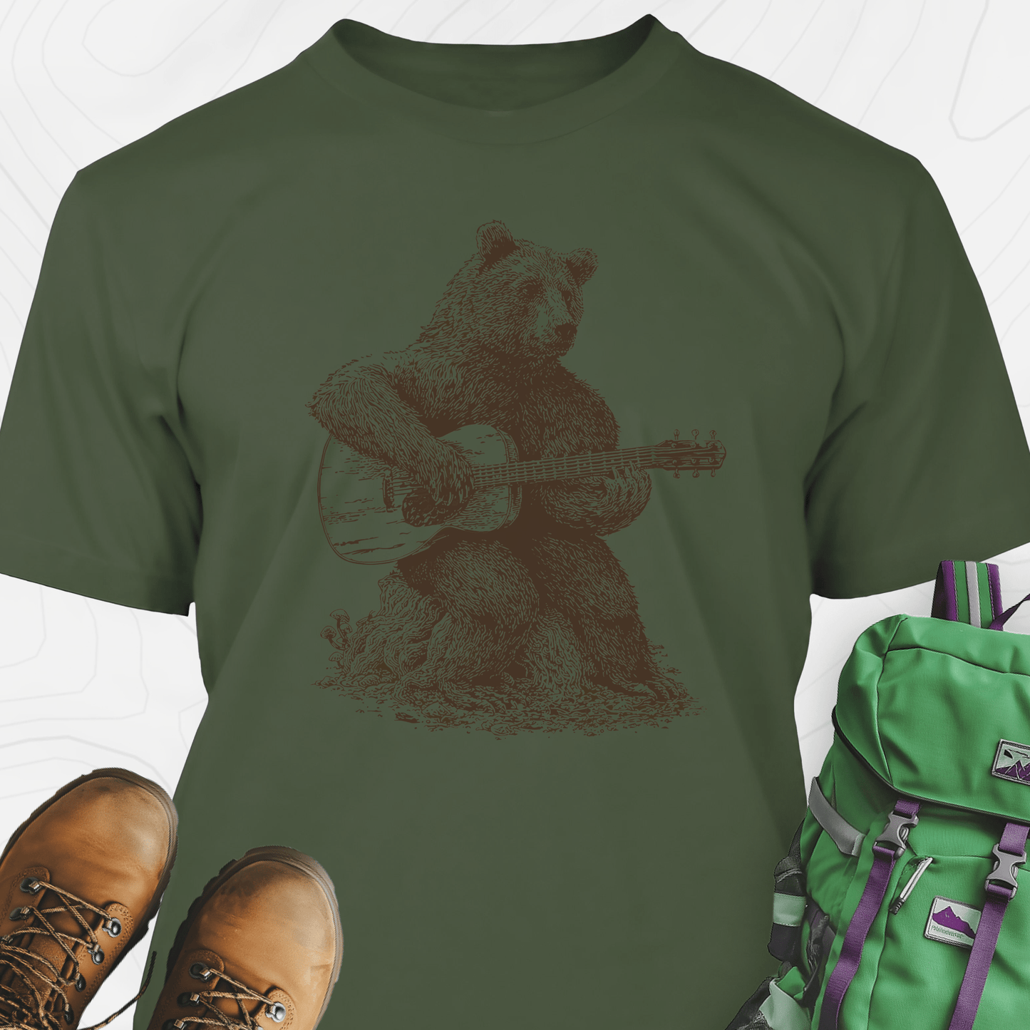 Bear Guitar T-Shirt