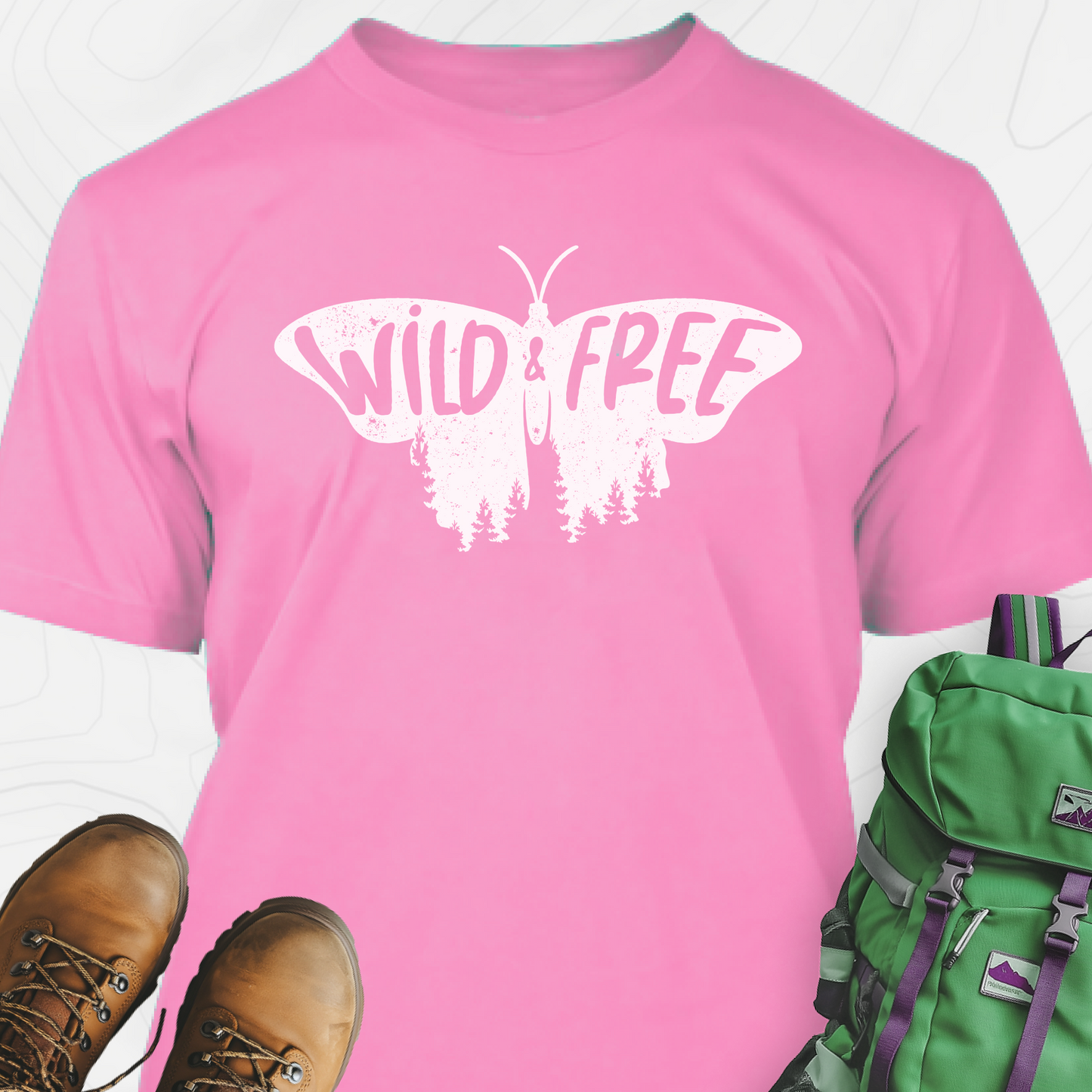 Wild and Free Butterfly T-Shirt