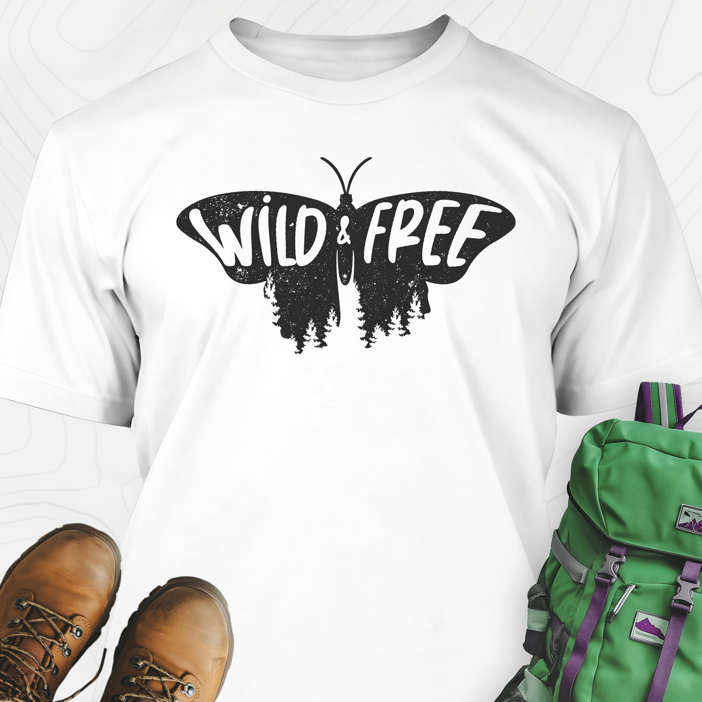 Wild and Free Butterfly T-Shirt