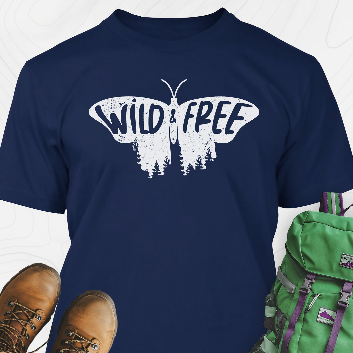 Wild and Free Butterfly T-Shirt