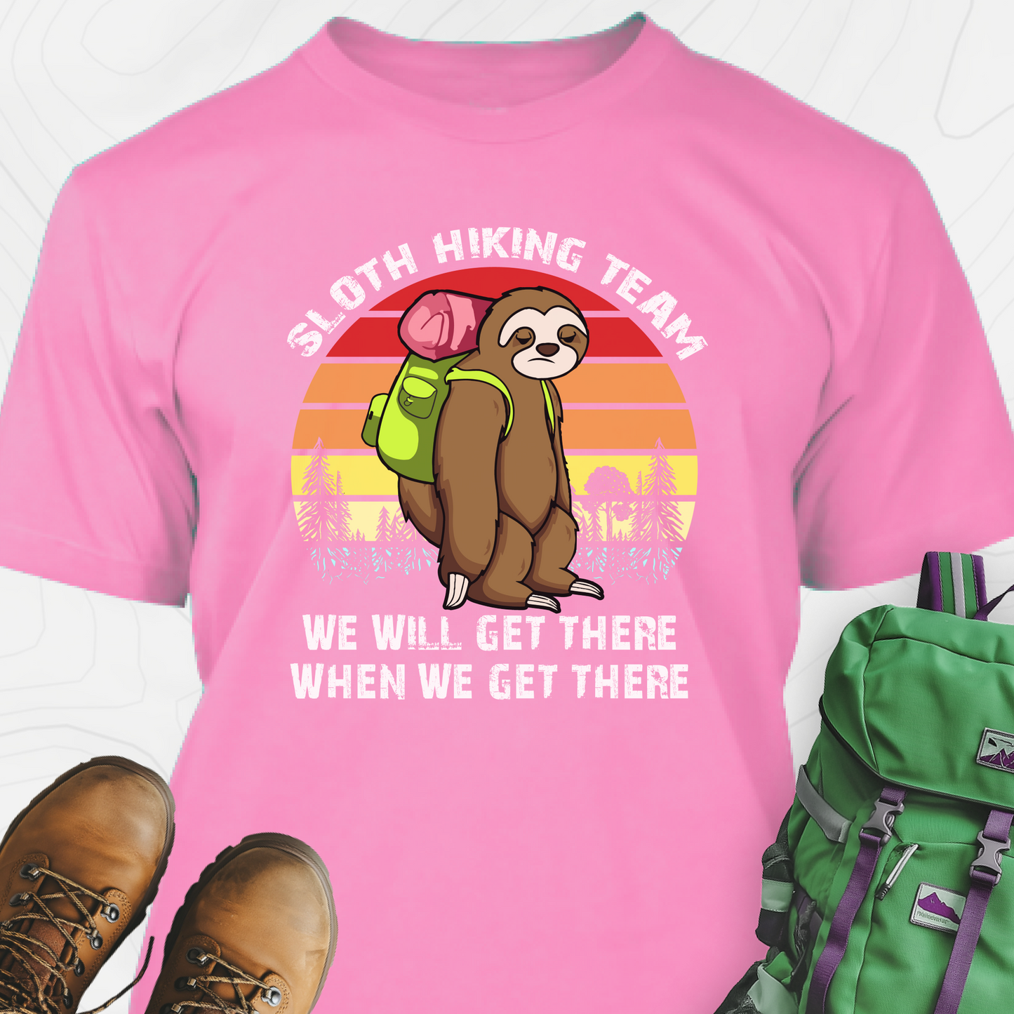 Sloth Hiking Team T-Shirt