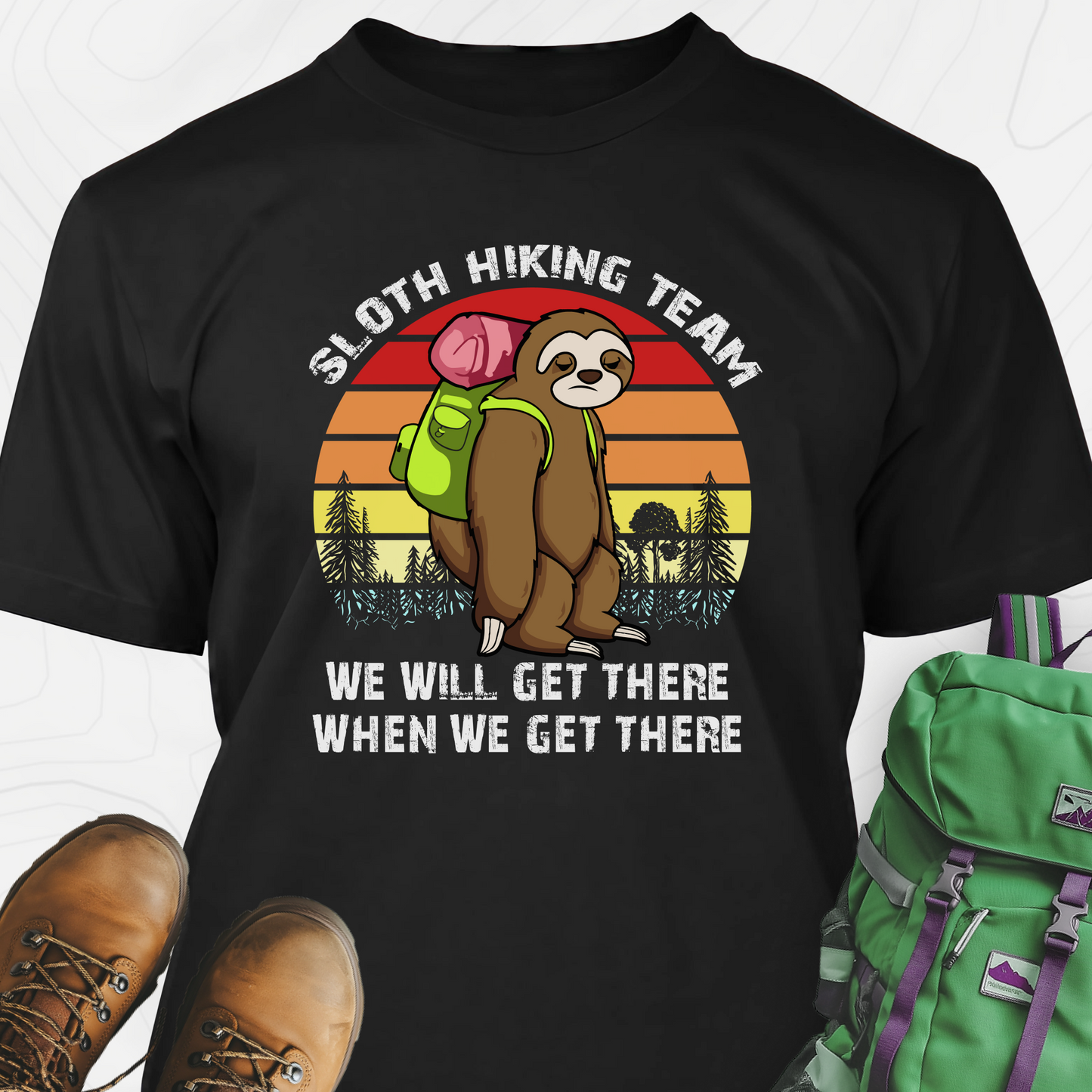 Sloth Hiking Team T-Shirt