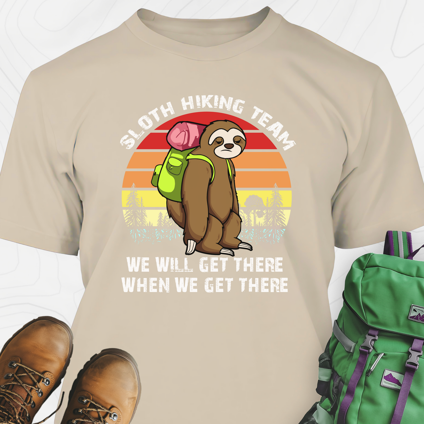Sloth Hiking Team T-Shirt
