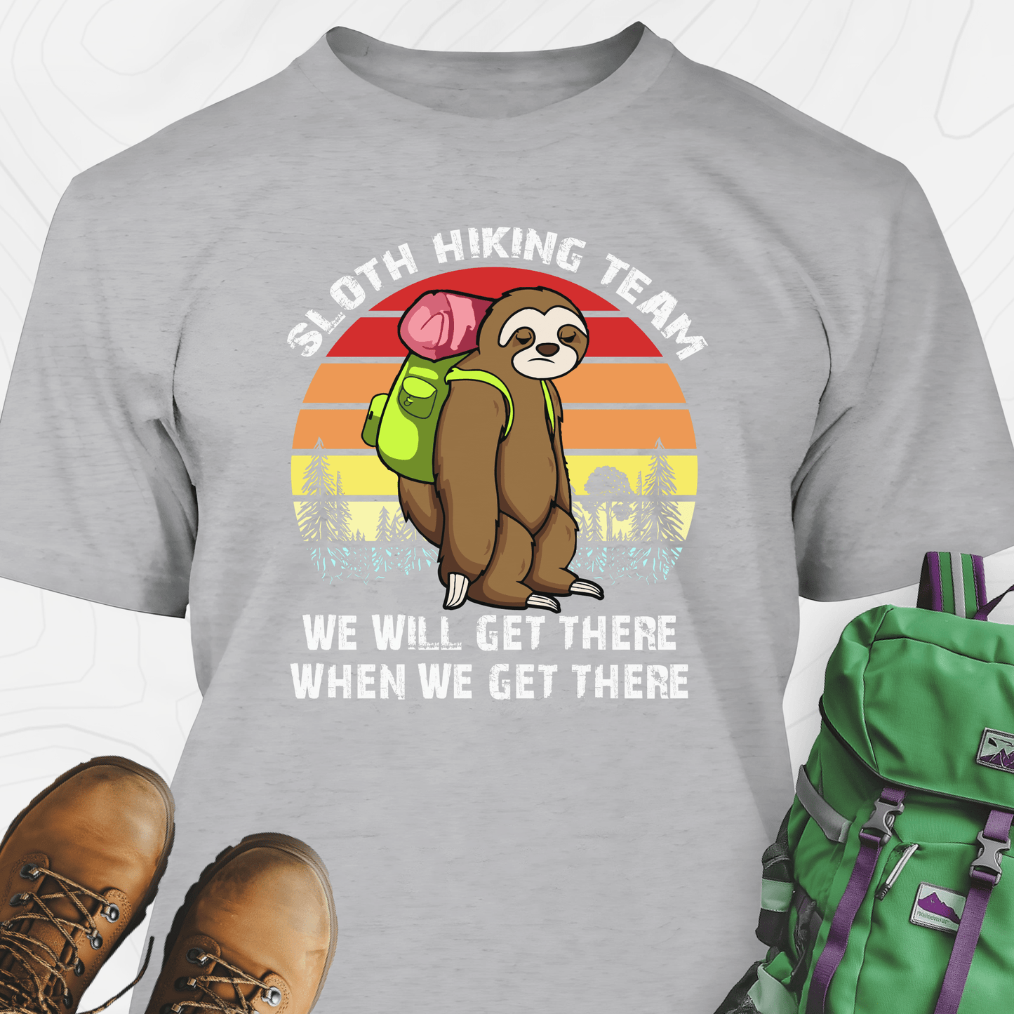 Sloth Hiking Team T-Shirt