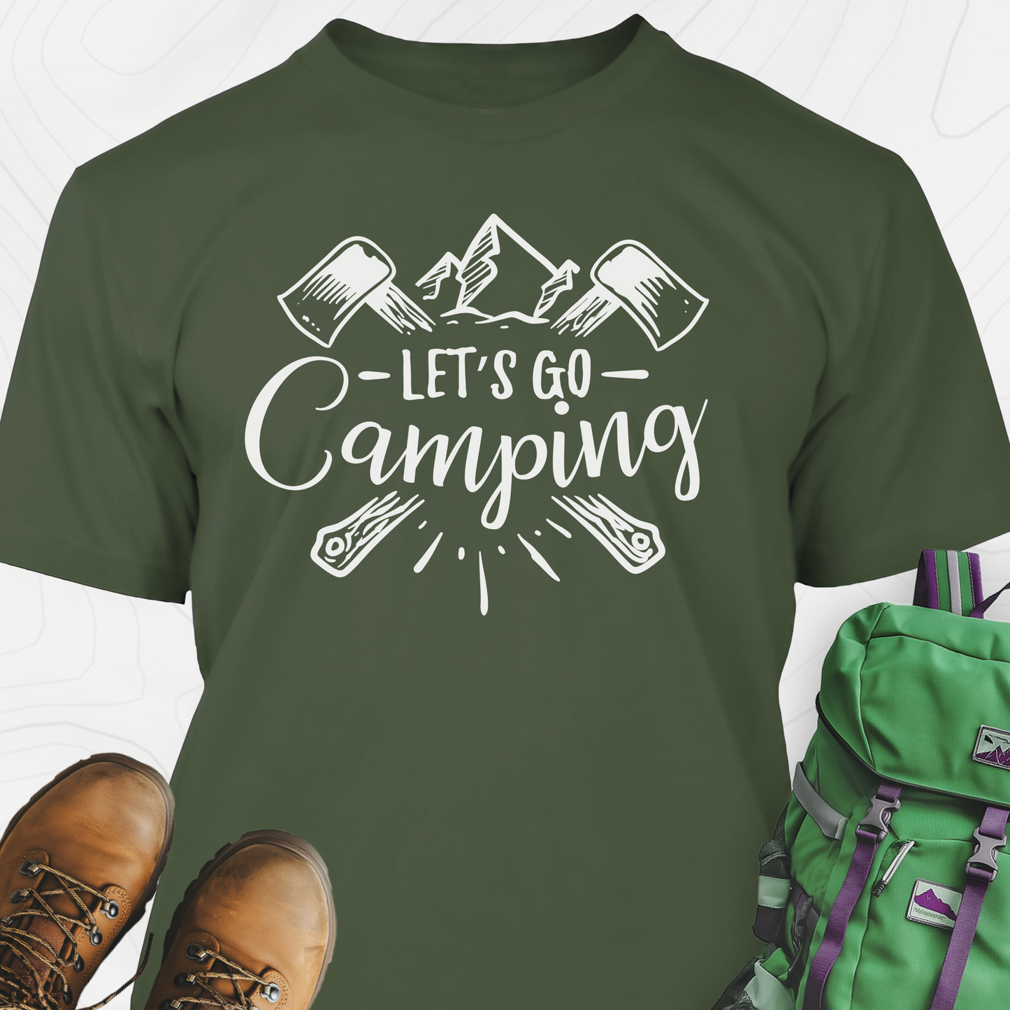 Let's Go Camping T-Shirt