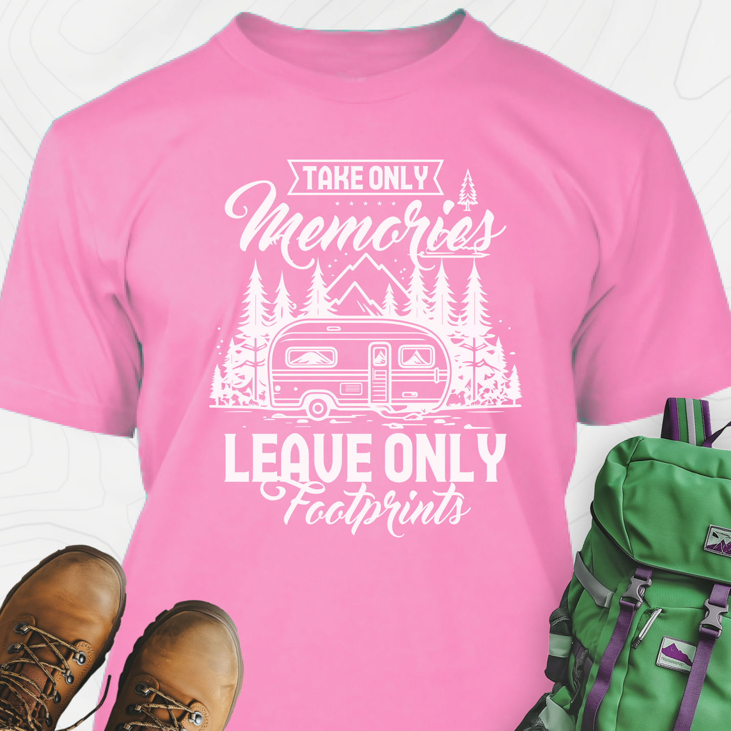 Take Only Memories, Leave Only Footprints T-Shirt