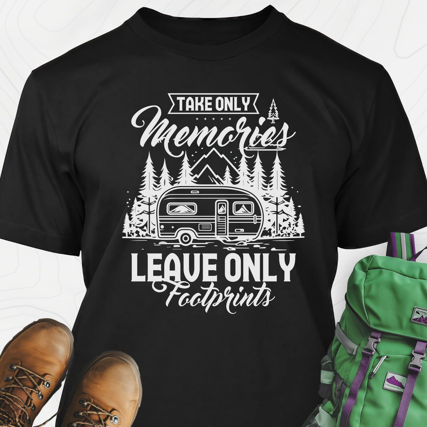 Take Only Memories, Leave Only Footprints T-Shirt