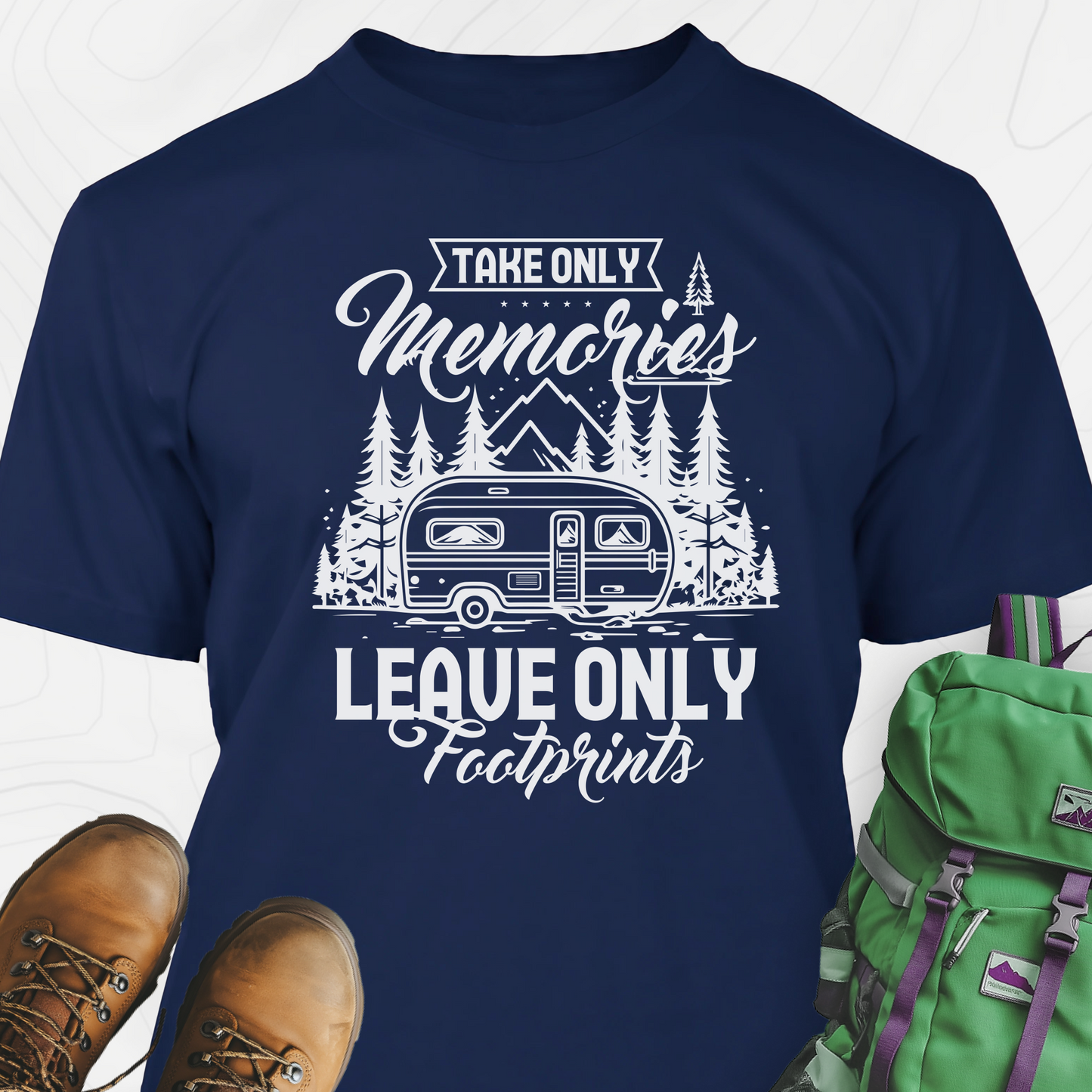 Take Only Memories, Leave Only Footprints T-Shirt