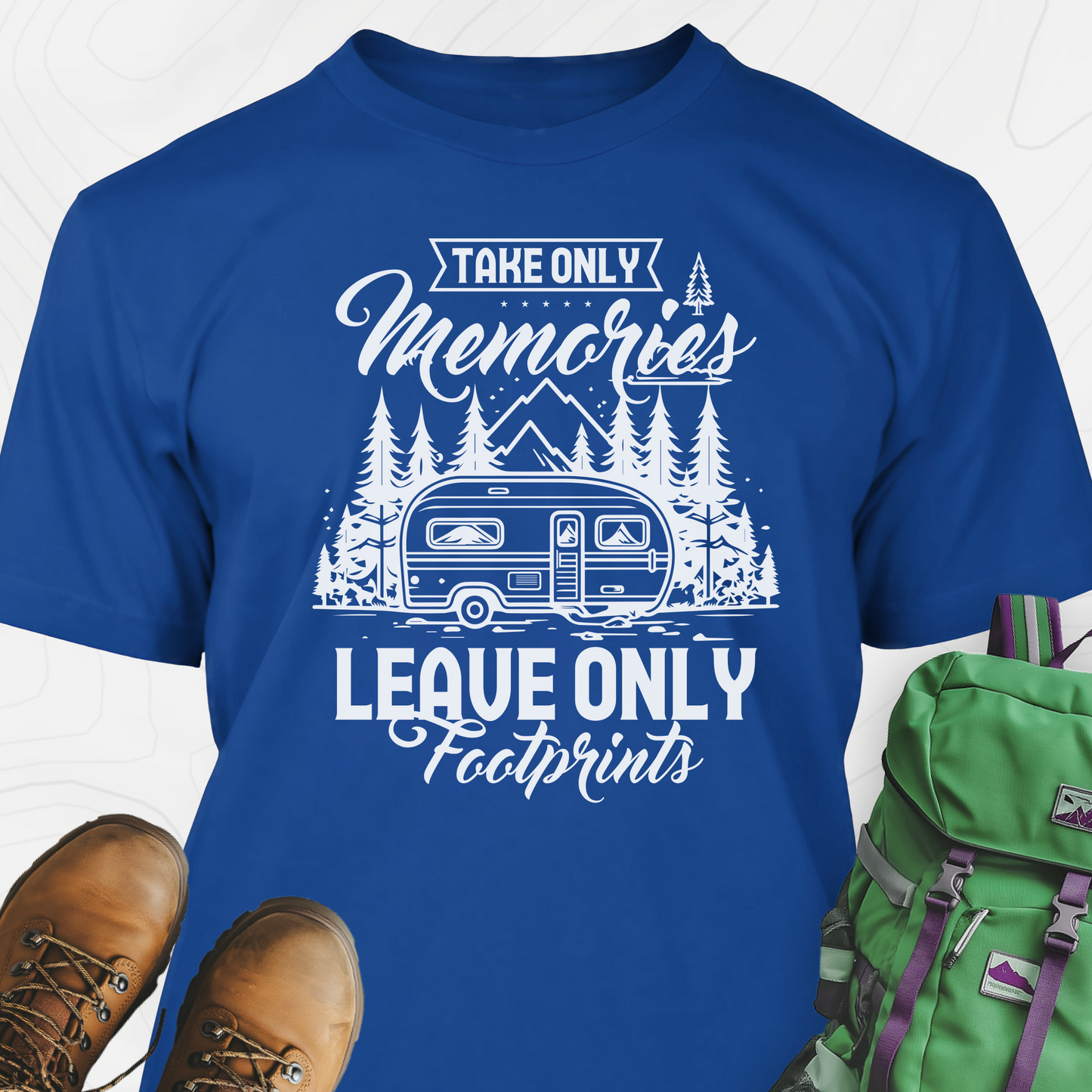Take Only Memories, Leave Only Footprints T-Shirt