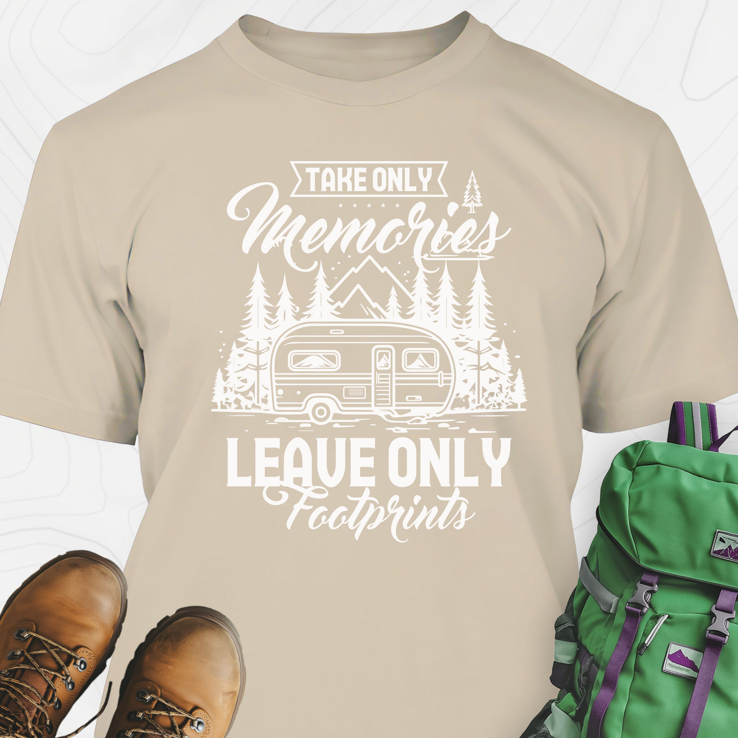 Take Only Memories, Leave Only Footprints T-Shirt