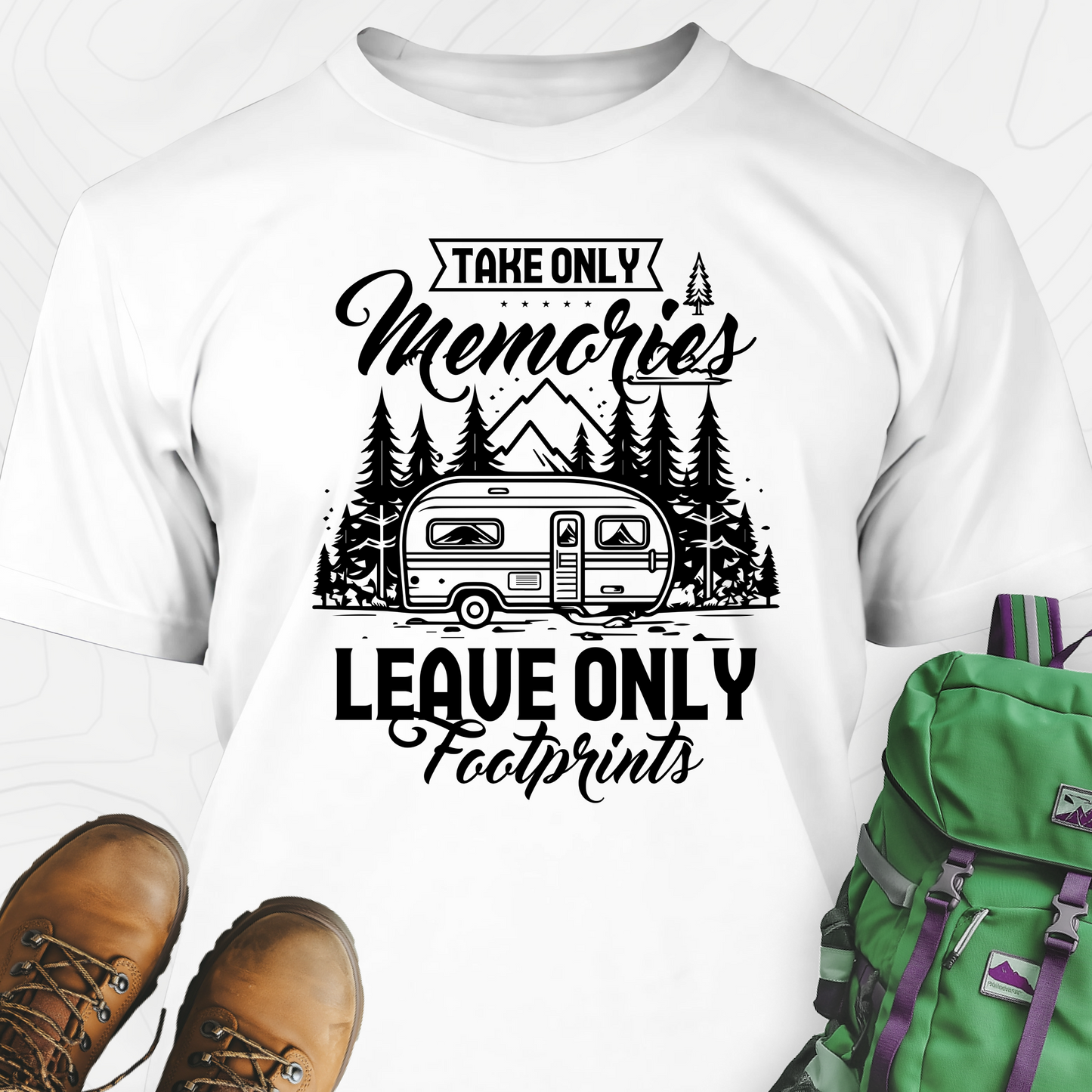 Take Only Memories, Leave Only Footprints T-Shirt