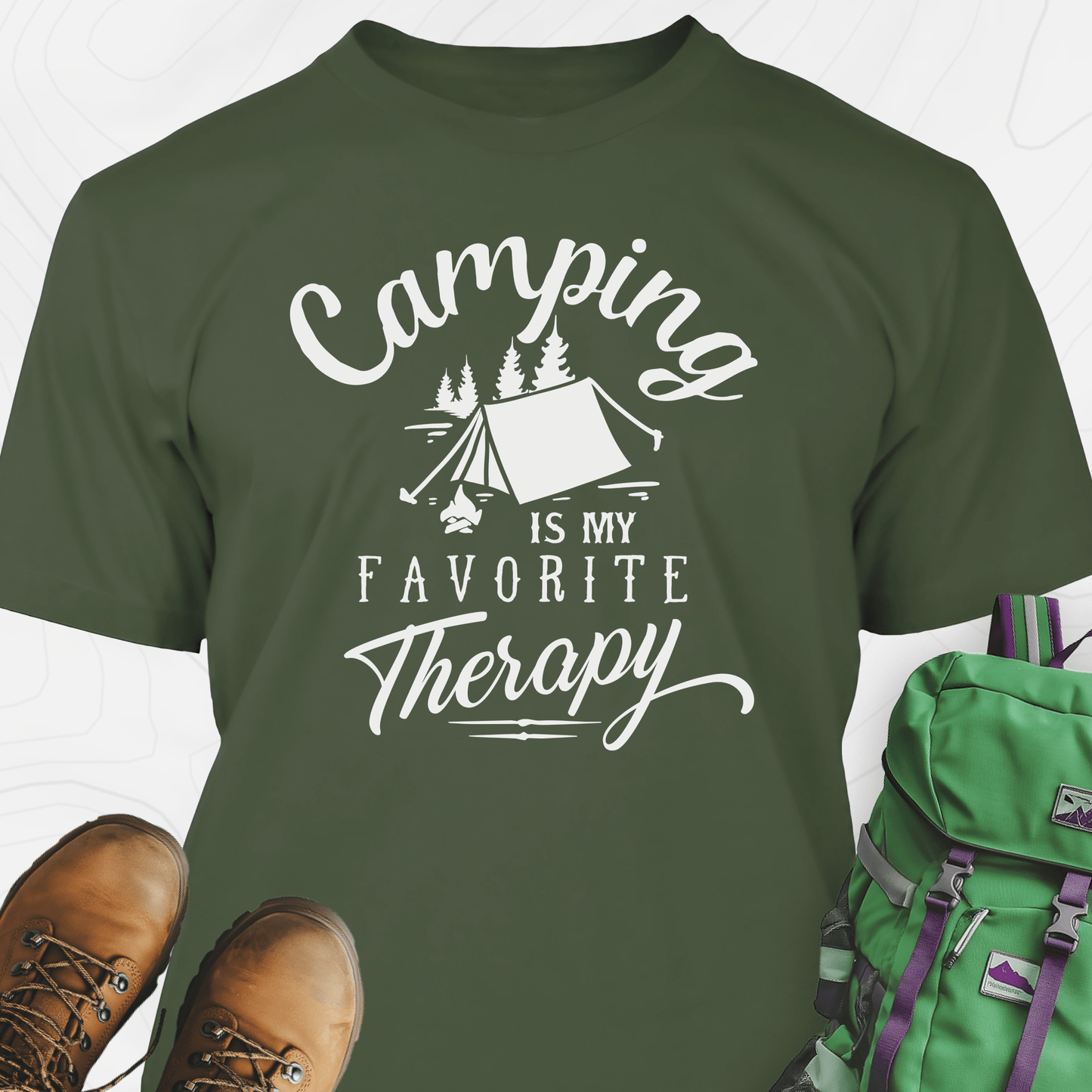 Camping Therapy T-Shirt