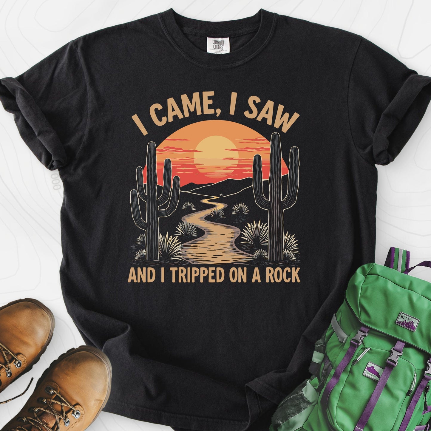 I Came, I Saw, I Tripped On A Rock T-Shirt