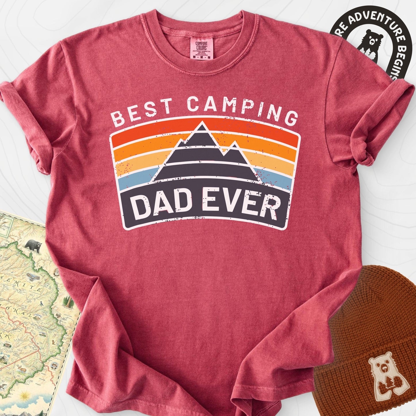 Best Camping Dad Ever T-Shirt