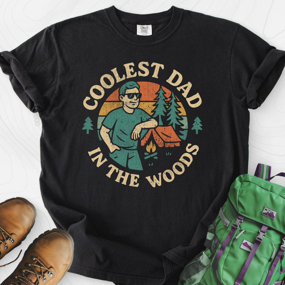 Coolest Dad in the Woods T-Shirt