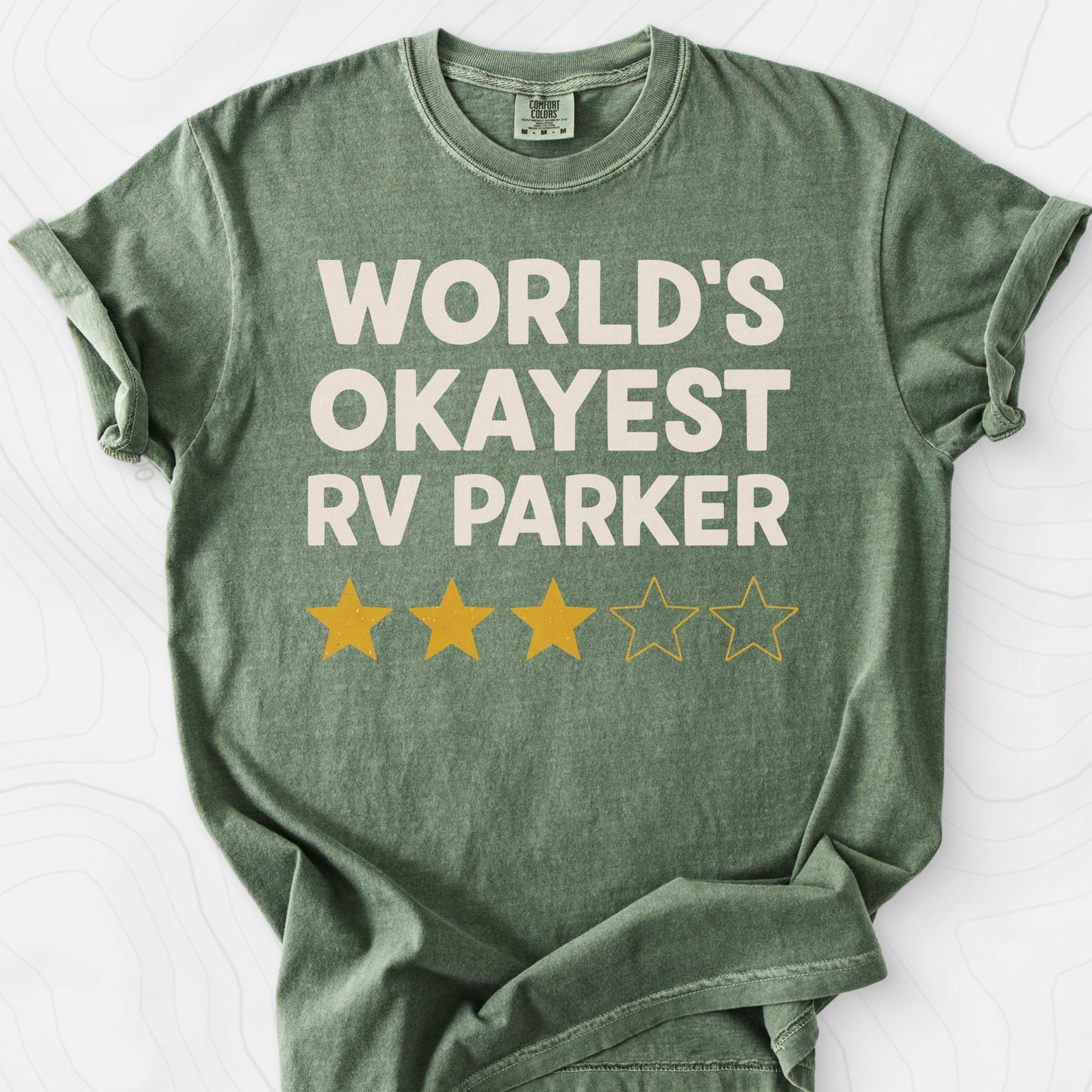 World's Okayest RV Parker T-Shirt