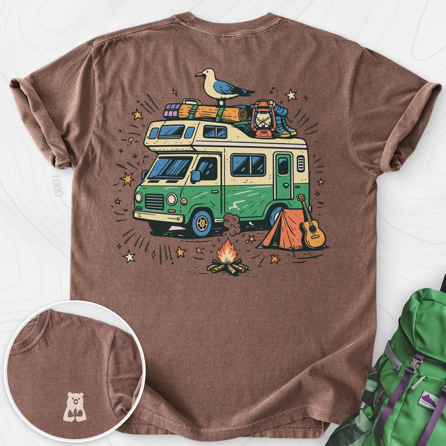 Adventure Camper Back Print