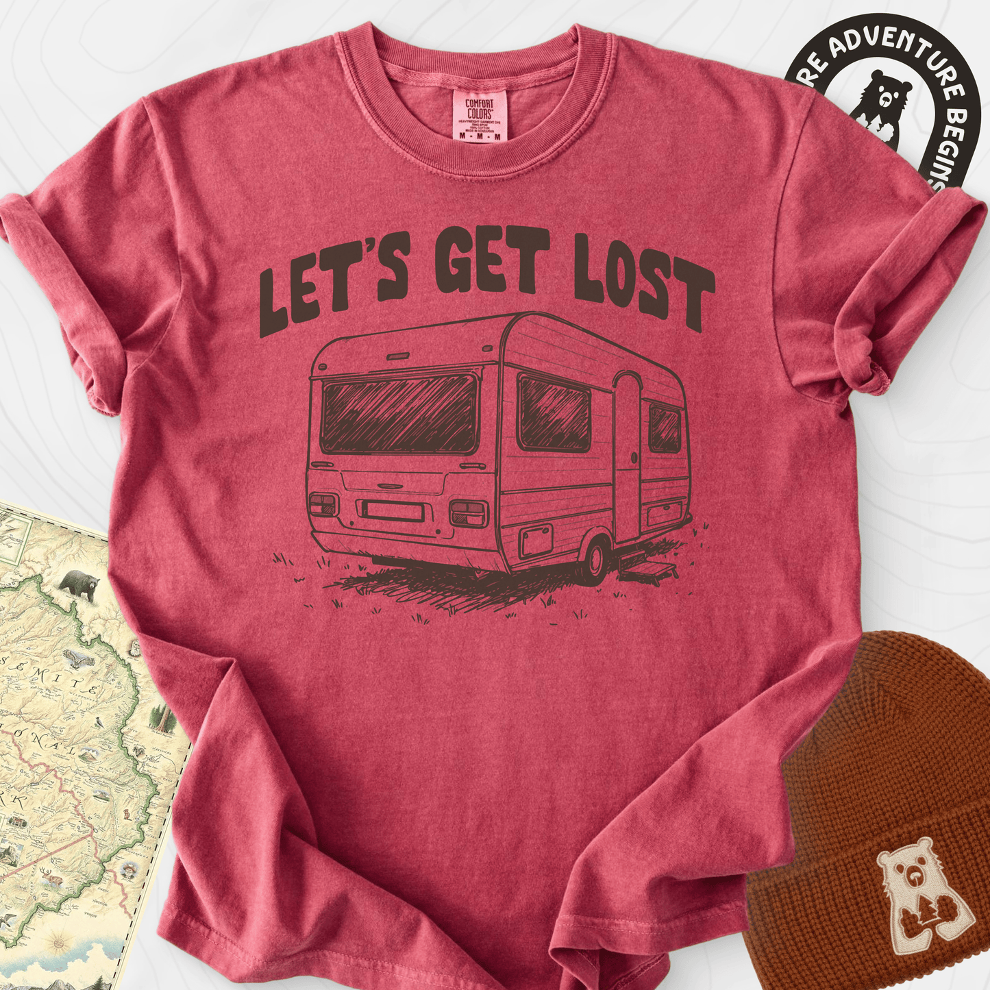 Let's Get Lost Camper T-Shirt