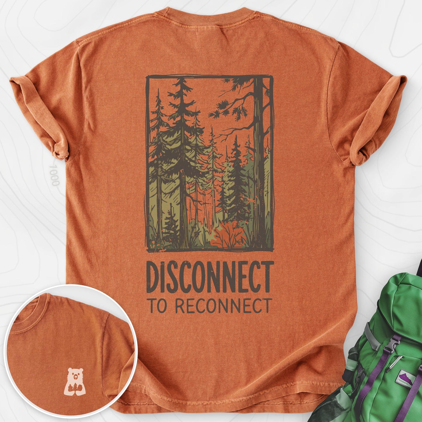 Disconnect Forest Back Print