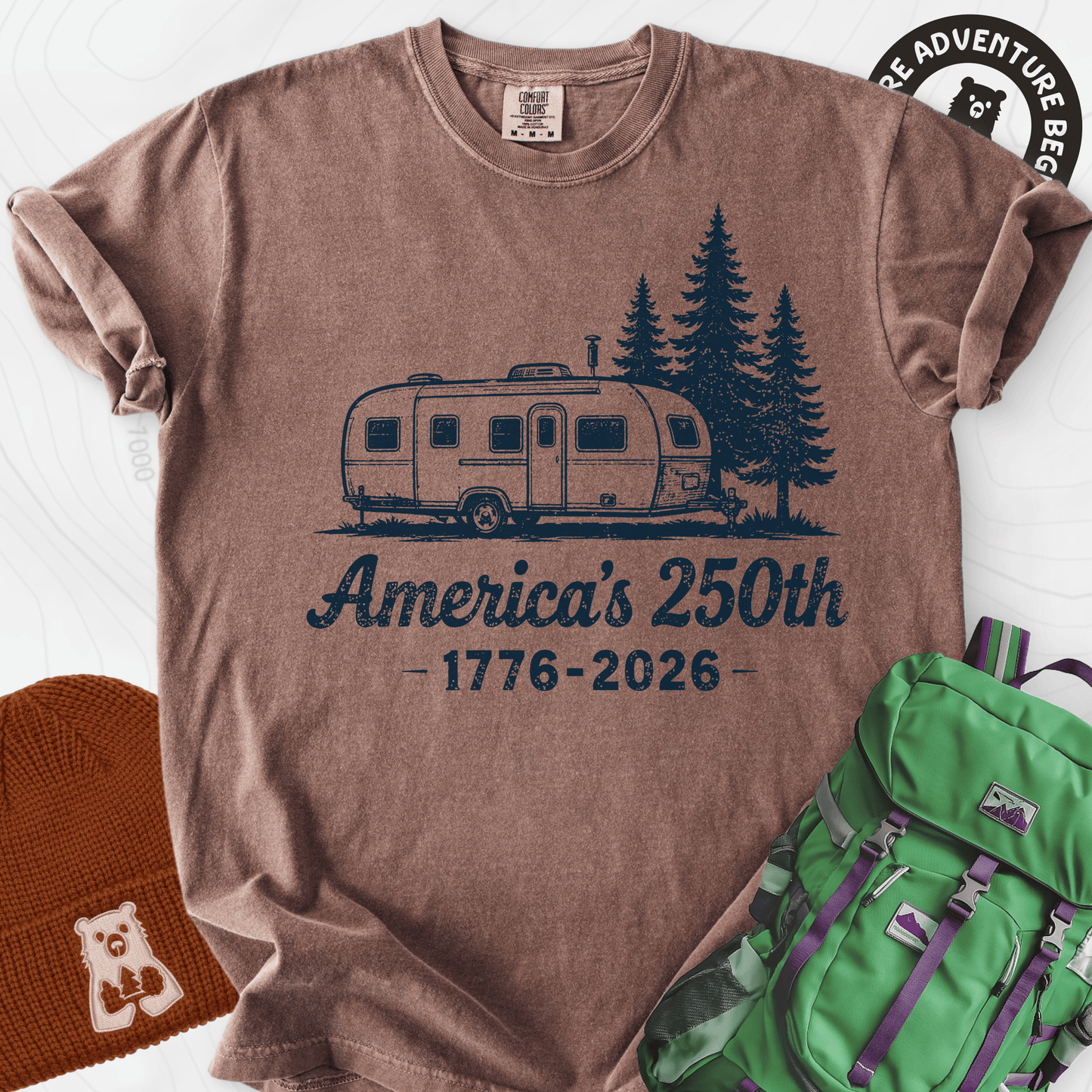 250th Camper Badge T-Shirt