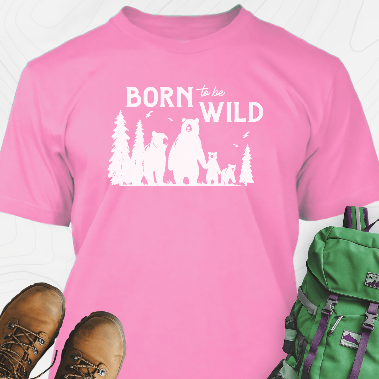 Born To Be Wild Bears T-Shirt